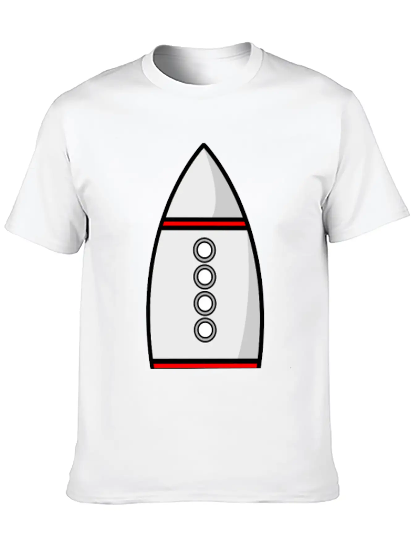 Rakete Rocket Space Shuttle Ufo Raumschiff Mond Mo Classic Fit Graphic Tee For Daily Comfort – Unisex Cotton Shirt