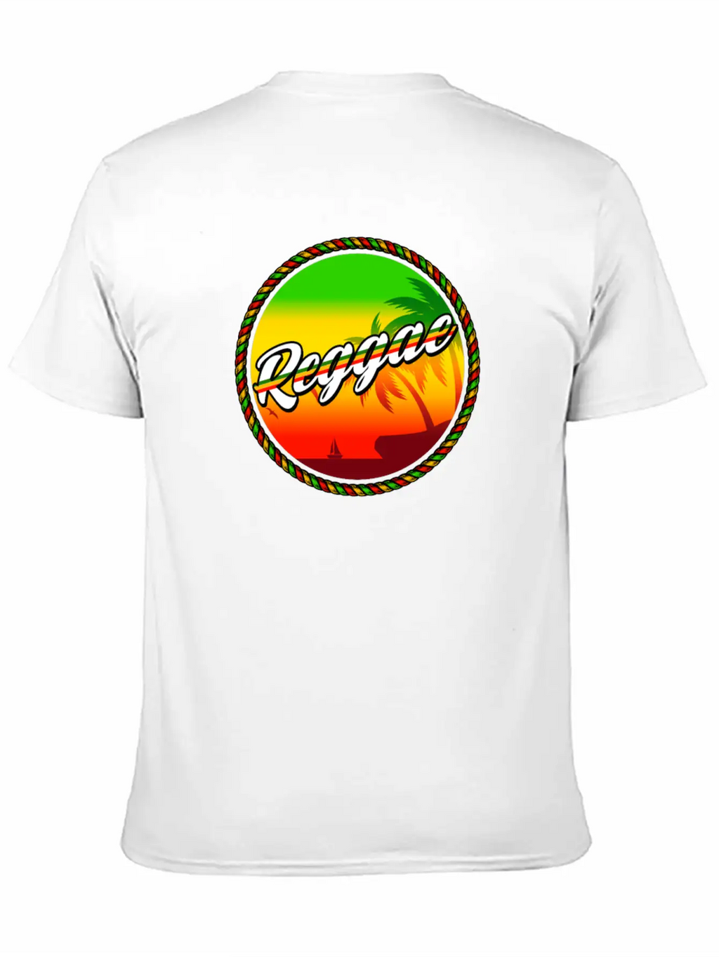 Rastafari Music Vibes Only Rasta Jamaika Reggae Unisex Short Sleeve Soft Cotton T-Shirt – Casual Everyday Wear