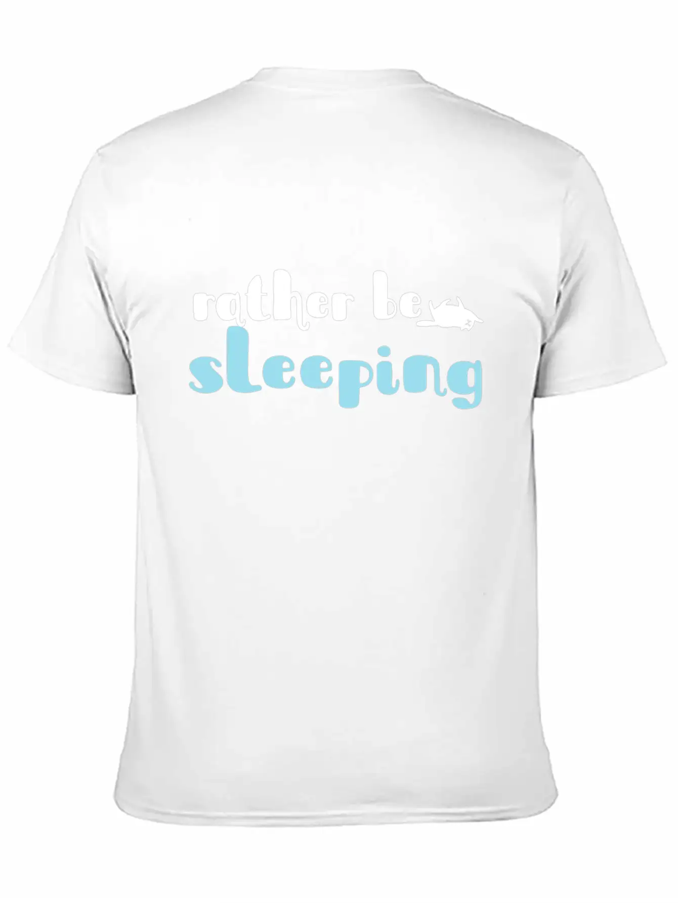 Rather Be Sleeping Cat Lover Gift Unisex Casual T-Shirt – Clean Design For Daily Comfort