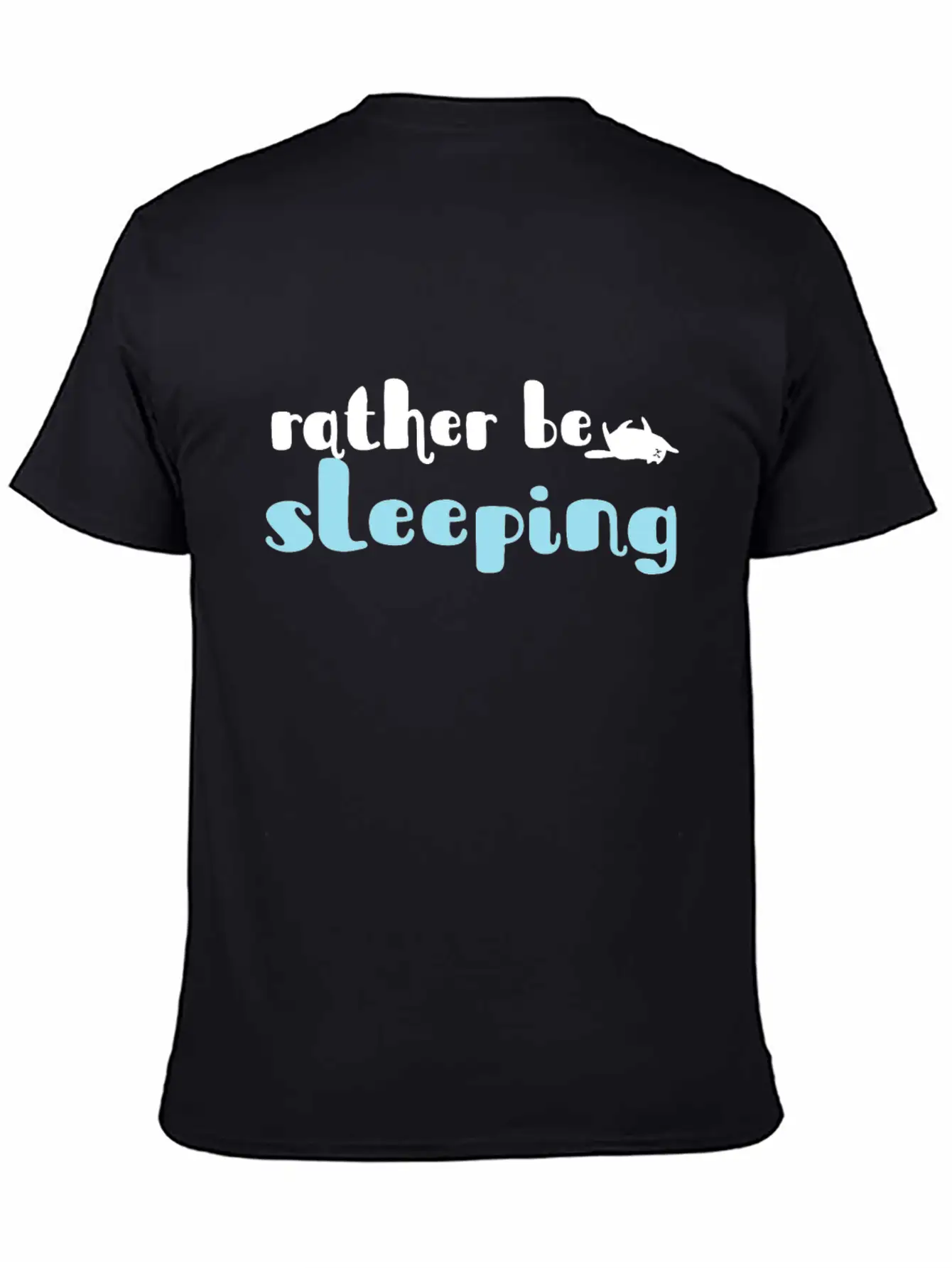 Rather Be Sleeping Cat Lover Gift Unisex Casual T-Shirt – Clean Design For Daily Comfort