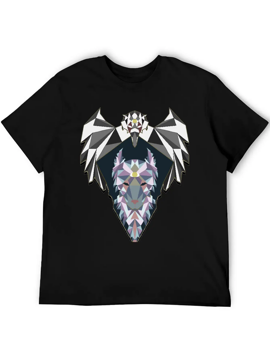 Raven And Wolf Unisex Casual T-Shirt – Clean Design For Daily Comfort
