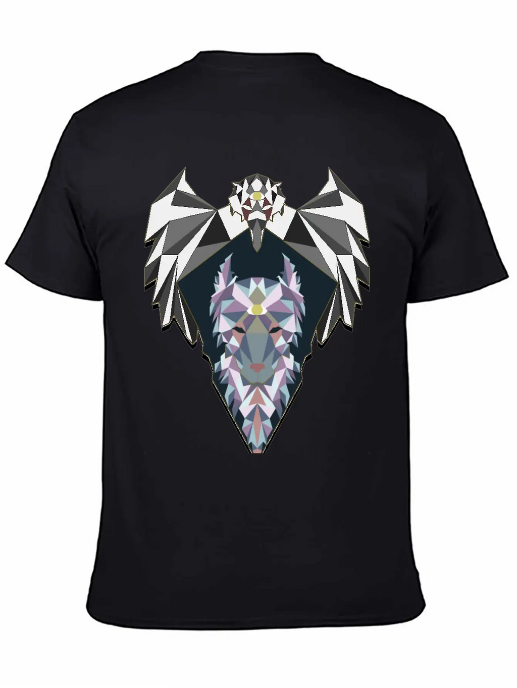Raven And Wolf Unisex Casual T-Shirt – Clean Design For Daily Comfort