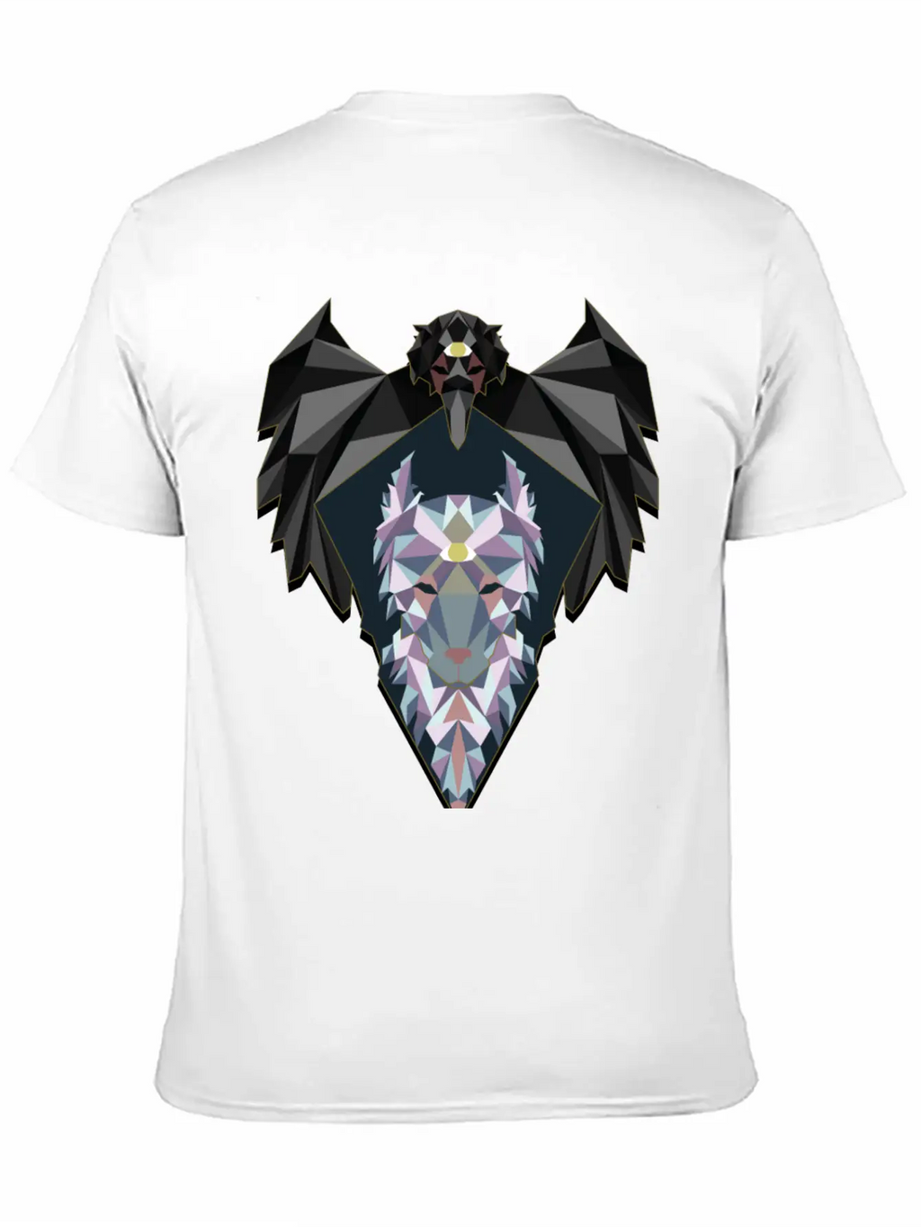 Raven And Wolf Unisex Casual T-Shirt – Clean Design For Daily Comfort
