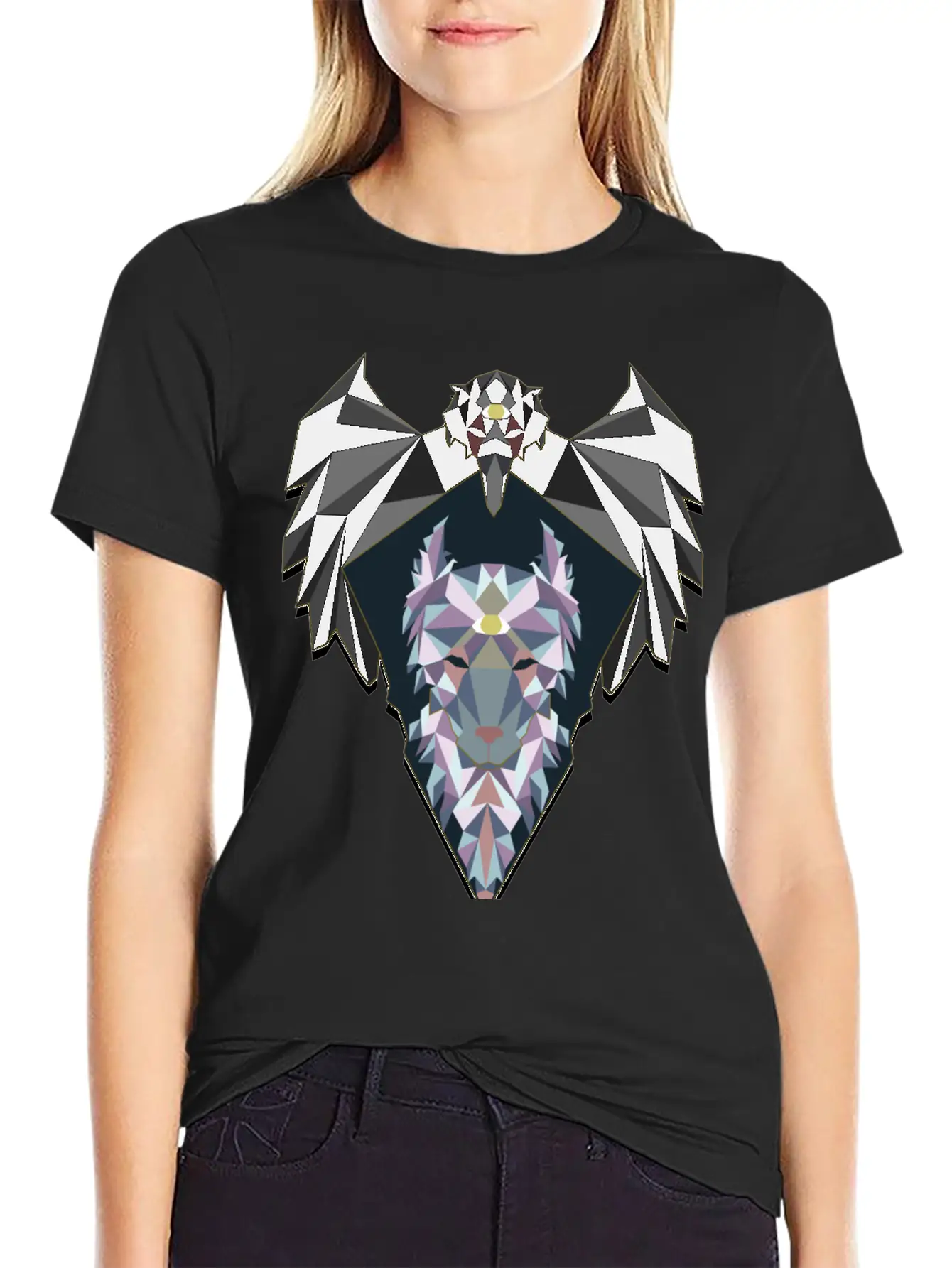Raven And Wolf Unisex Casual T-Shirt – Clean Design For Daily Comfort