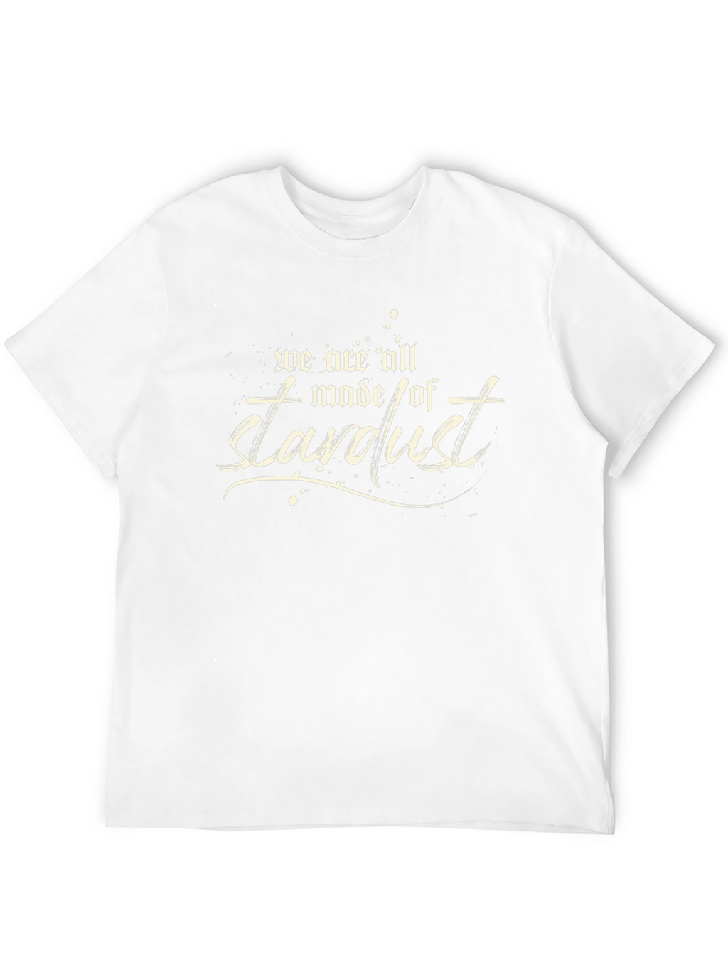 Stardust Graphic Print Black T-Shirt