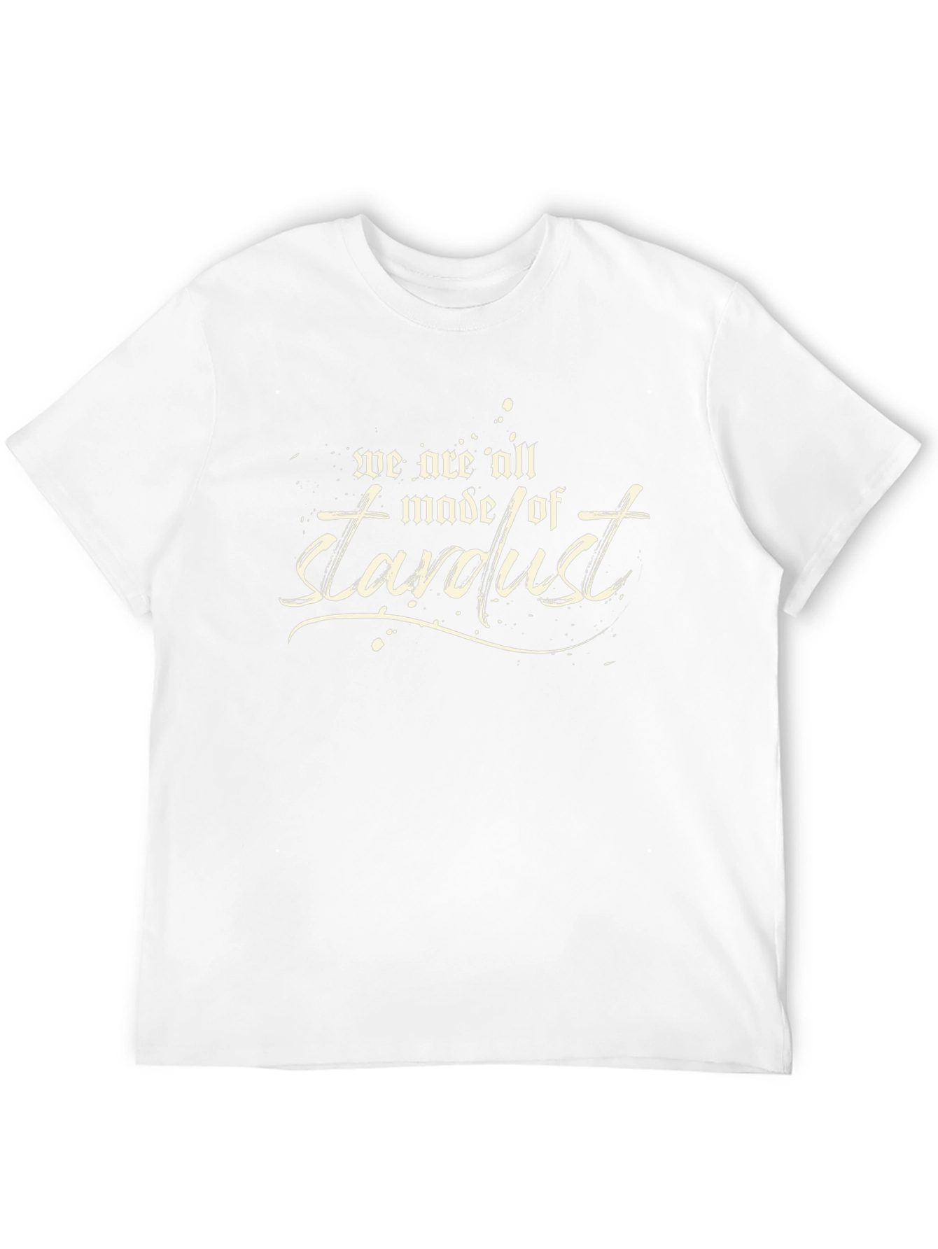 Stardust Graphic Print Black T-Shirt