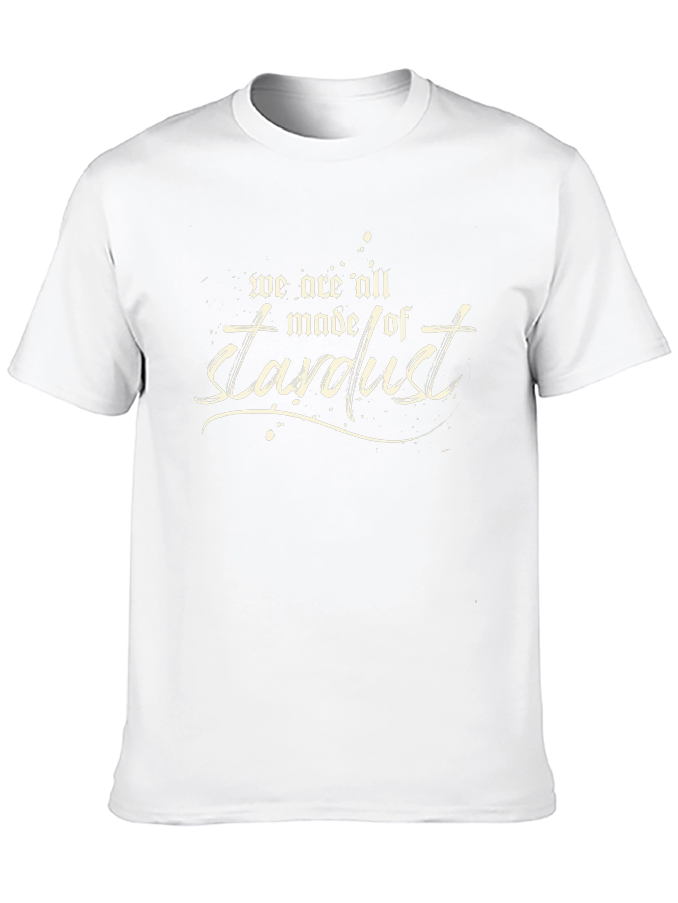 Stardust Graphic Print Black T-Shirt