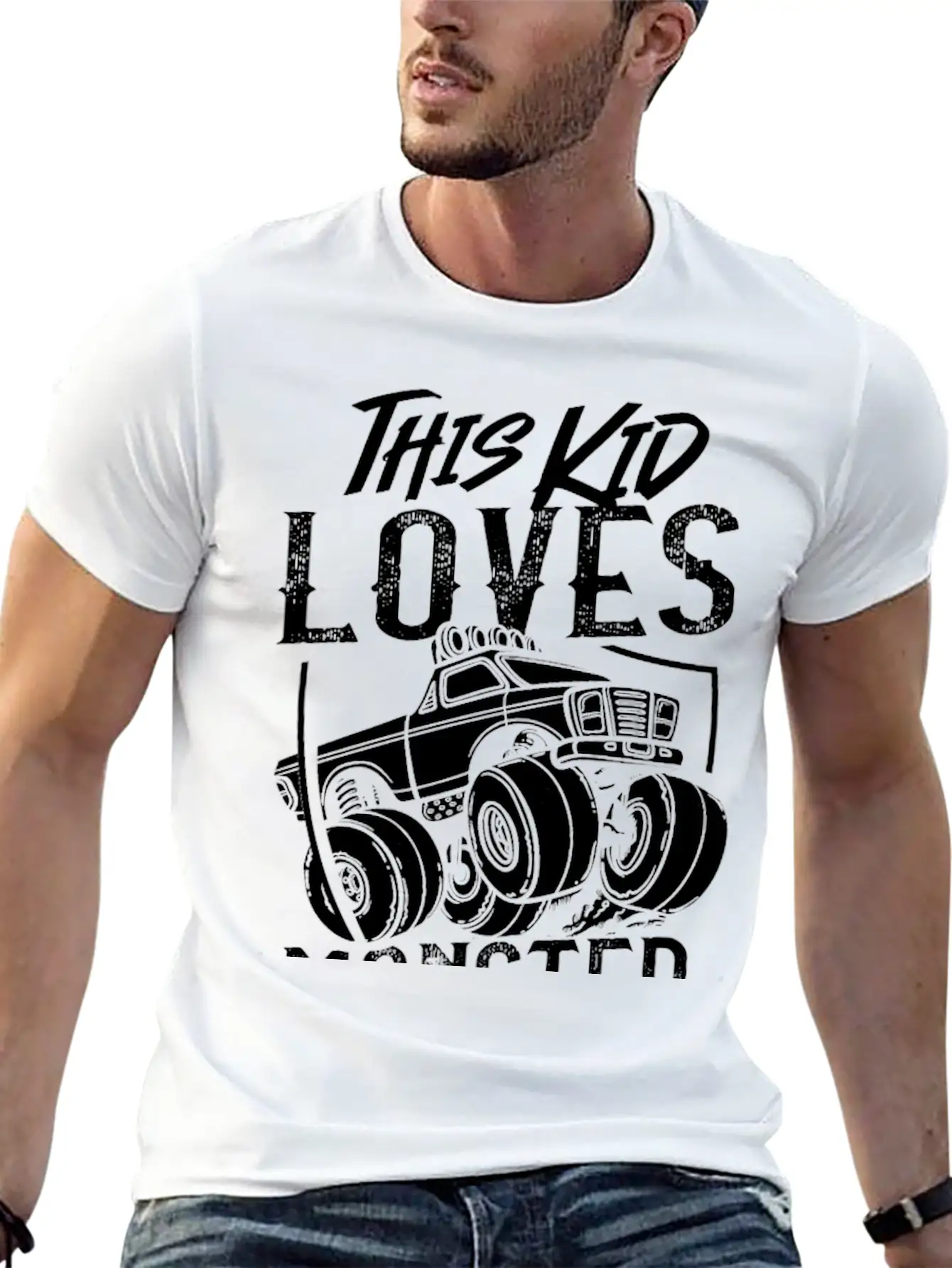Rc Monster Truck Remote Control Car Unisex Casual T-Shirt – Clean Design For Daily Comfort