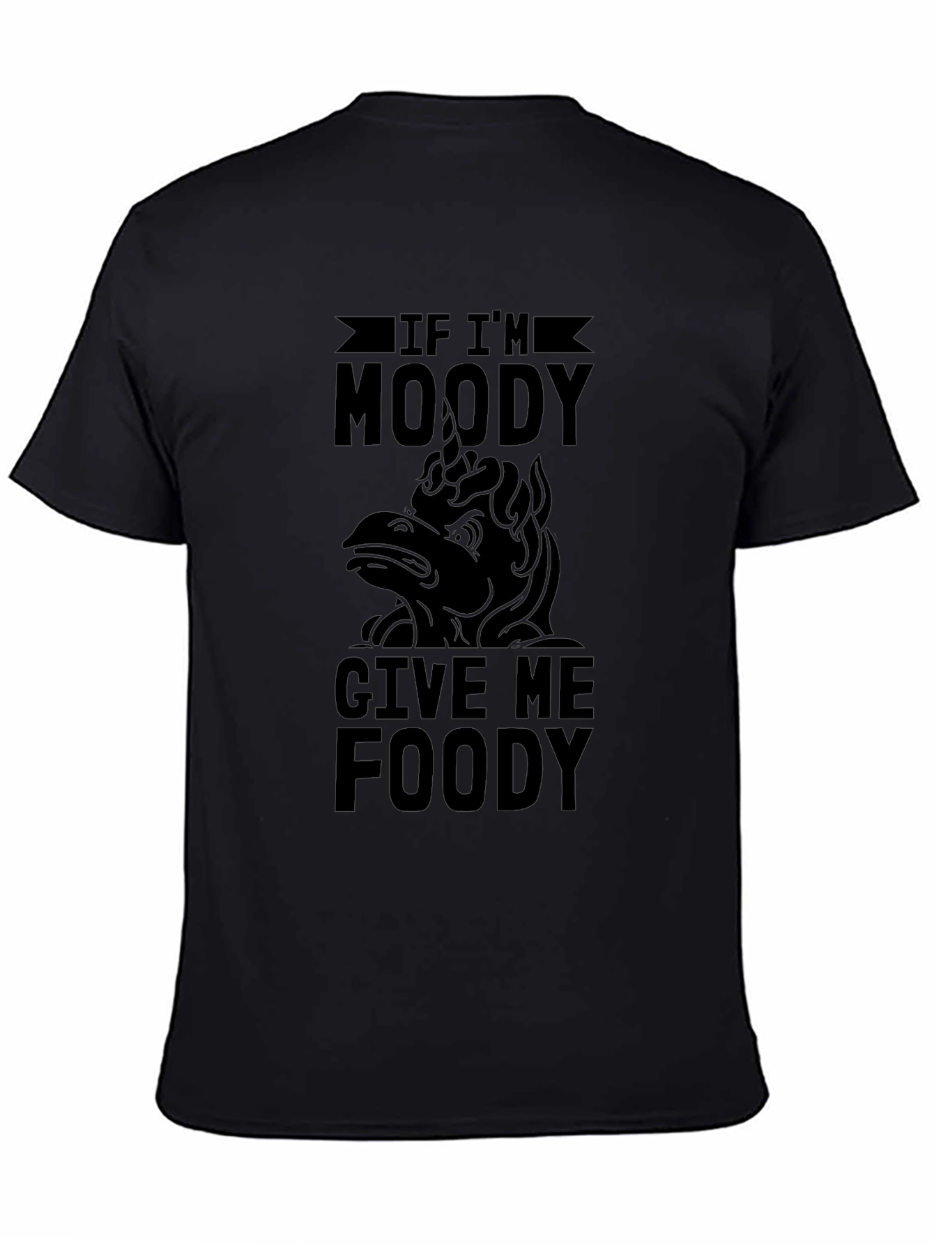 Moody Unicorn Funny Graphic T-Shirt