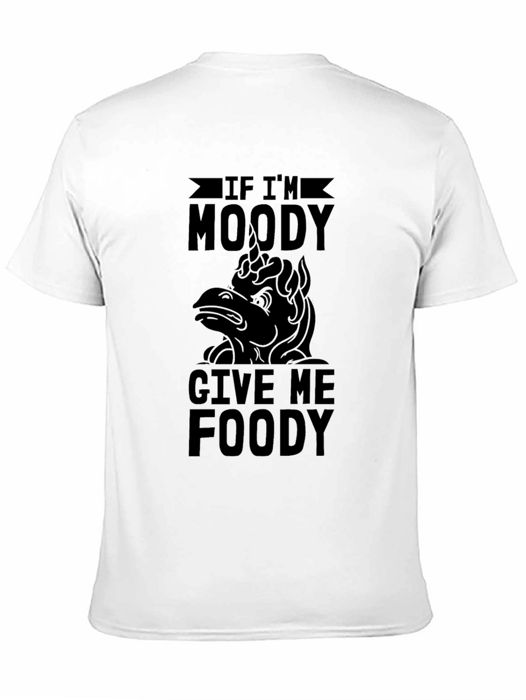 Moody Unicorn Funny Graphic T-Shirt