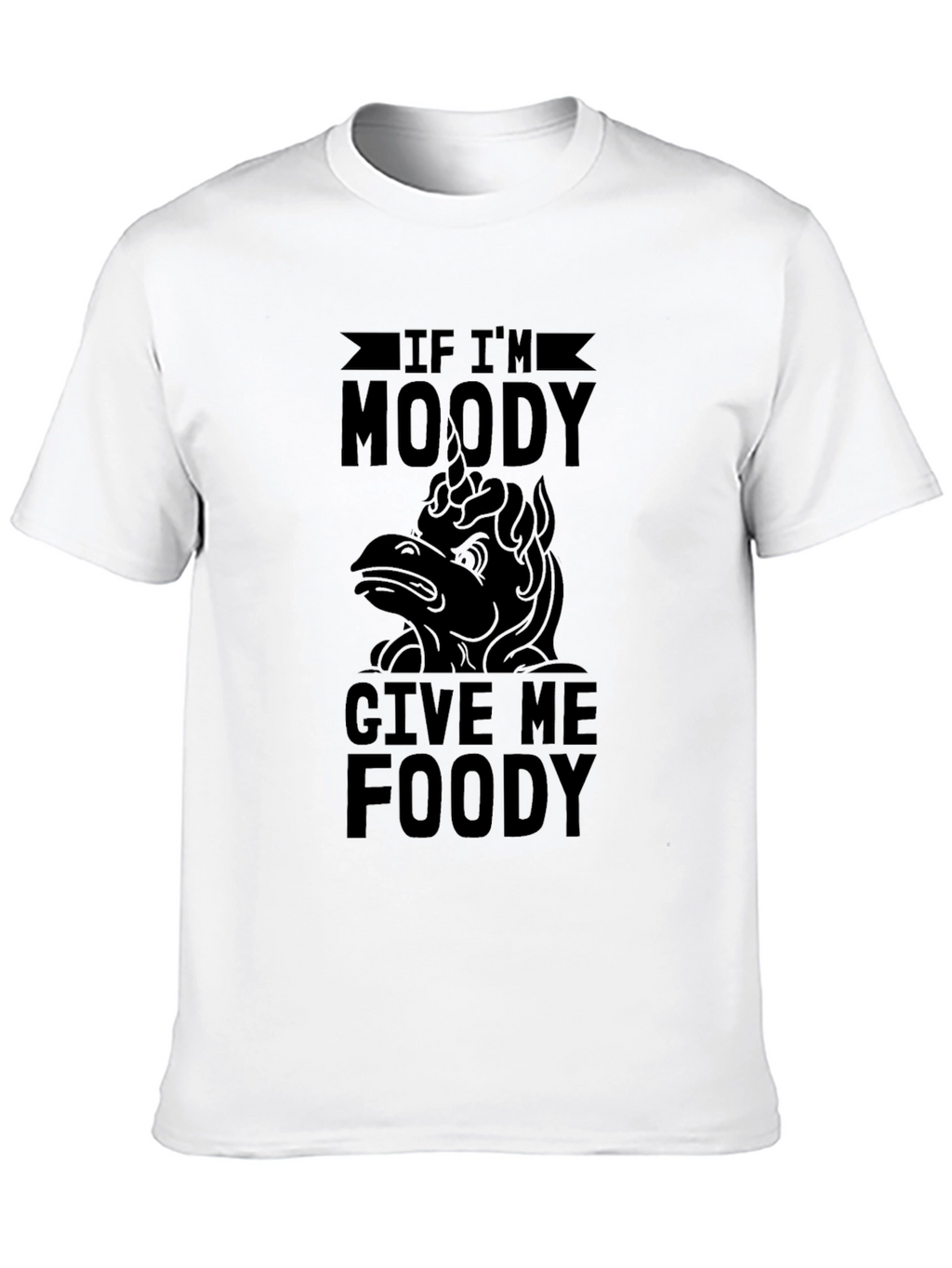 Moody Unicorn Funny Graphic T-Shirt