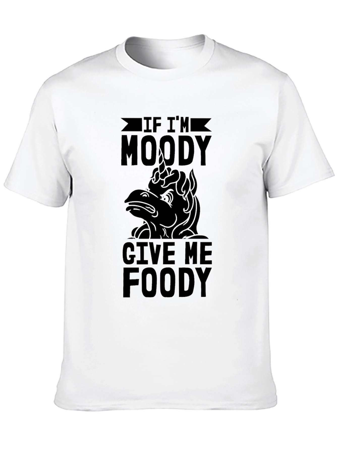 Moody Unicorn Funny Graphic T-Shirt