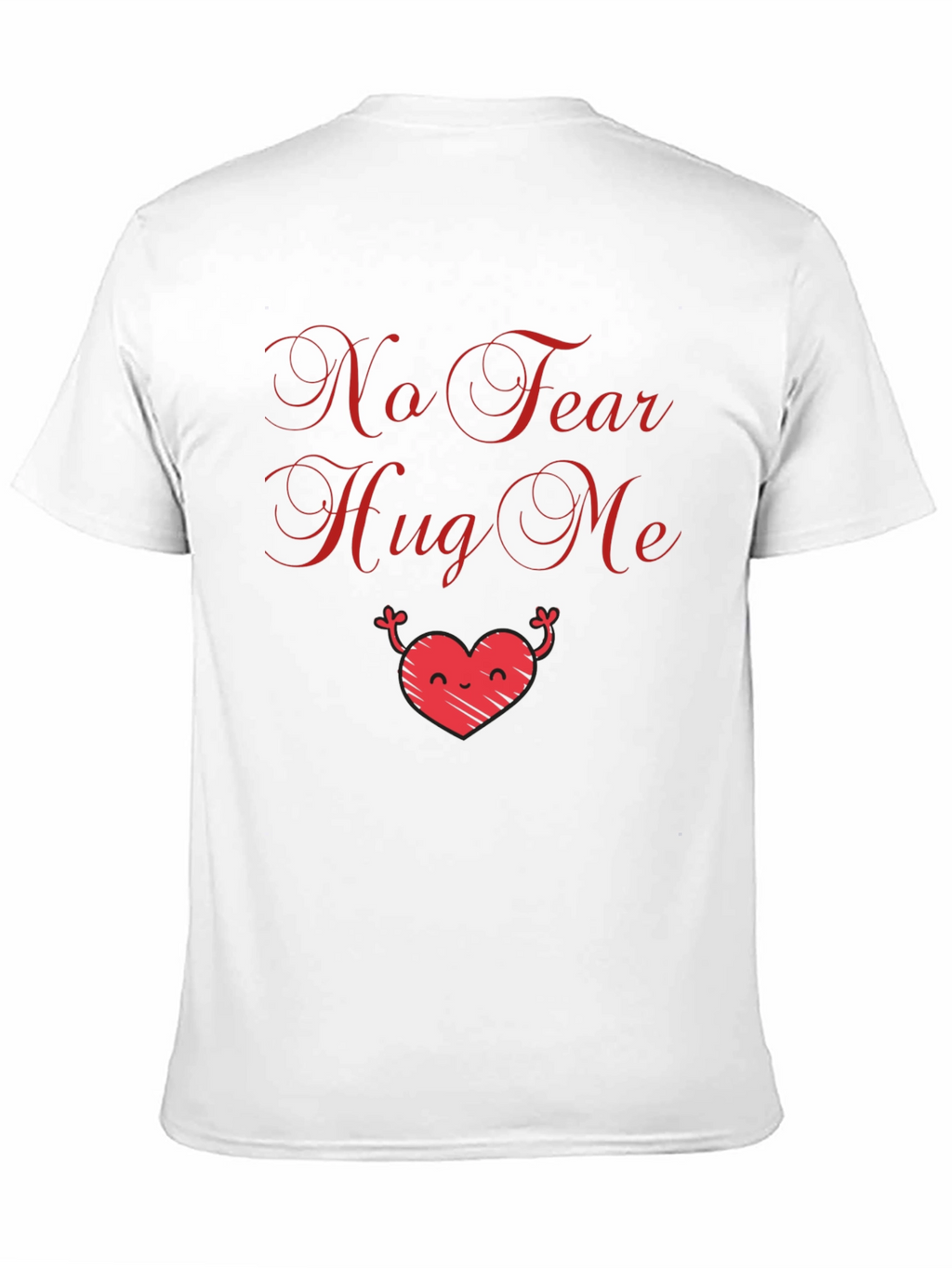 No Fear Hug Me Graphic Tee - Black