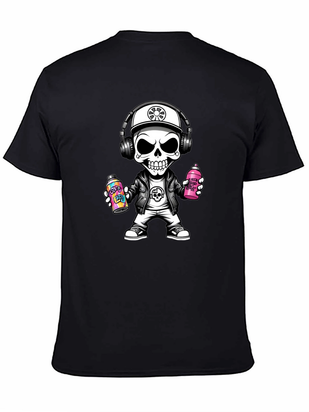 Skull Graffiti Artist T-Shirt - Street Style