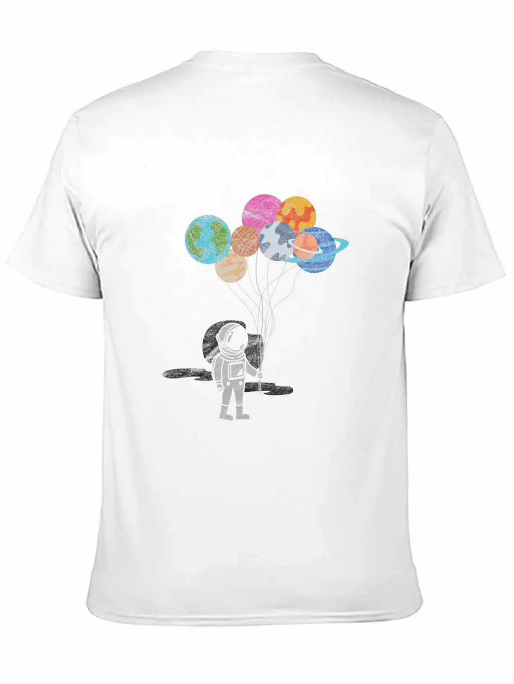 Reach Planets Unisex Short Sleeve Soft Cotton T-Shirt – Casual Everyday Wear