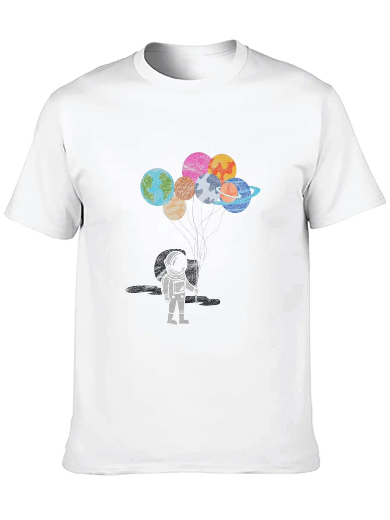 Reach Planets Unisex Short Sleeve Soft Cotton T-Shirt – Casual Everyday Wear