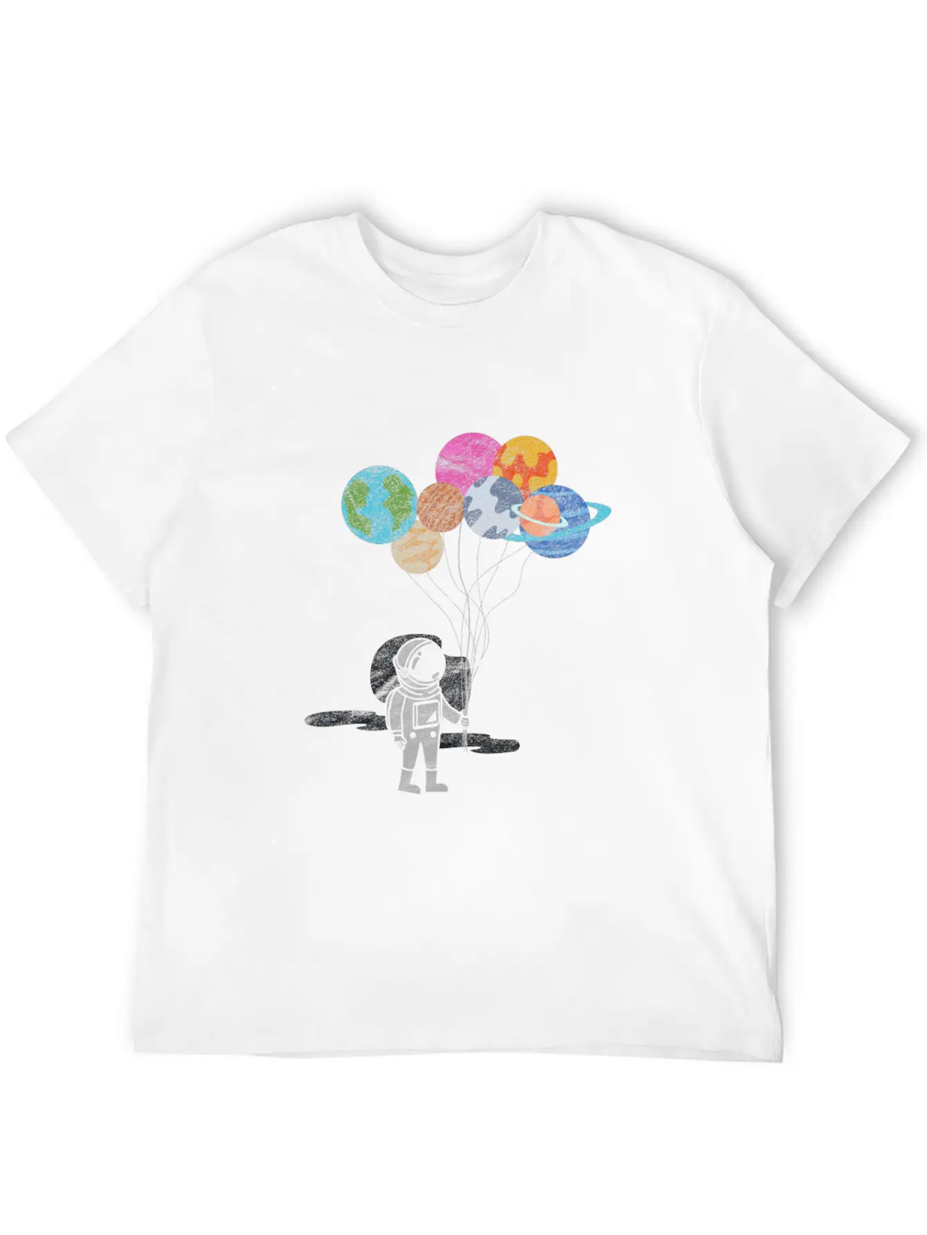 Reach Planets Unisex Short Sleeve Soft Cotton T-Shirt – Casual Everyday Wear