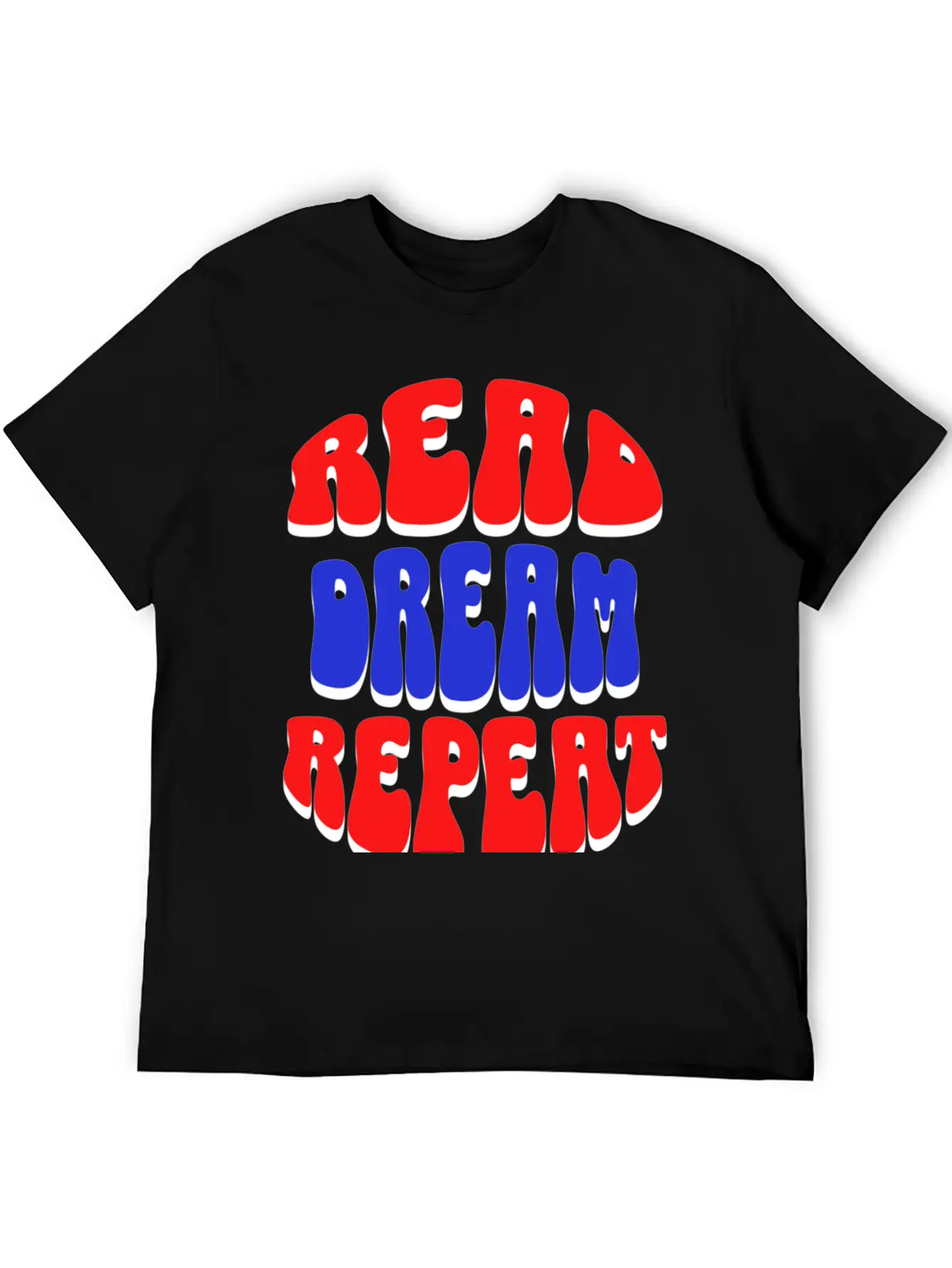 READ DREAM REPEAT Stylish Everyday T-Shirt – Unisex Basic Cotton Tee