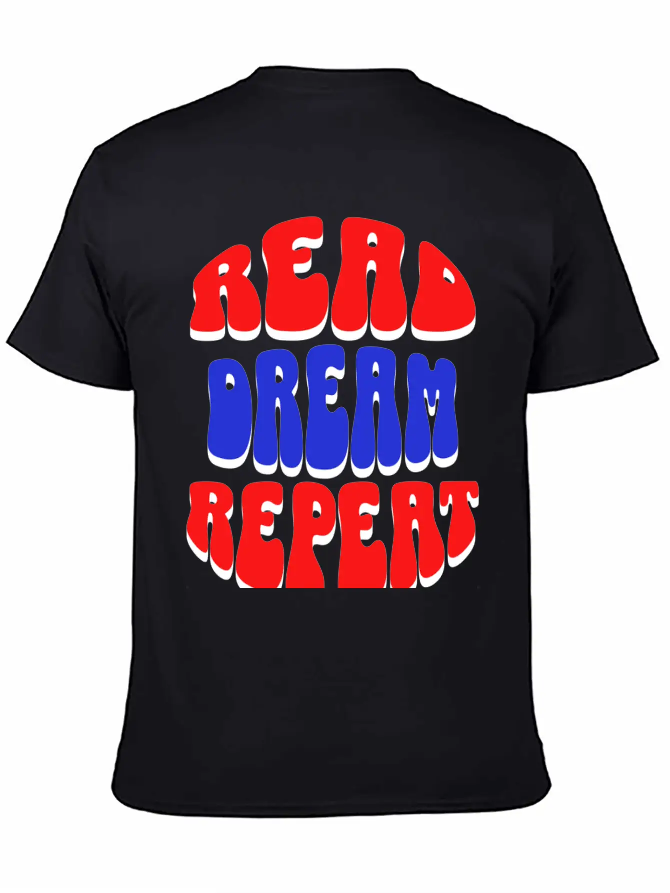 READ DREAM REPEAT Stylish Everyday T-Shirt – Unisex Basic Cotton Tee