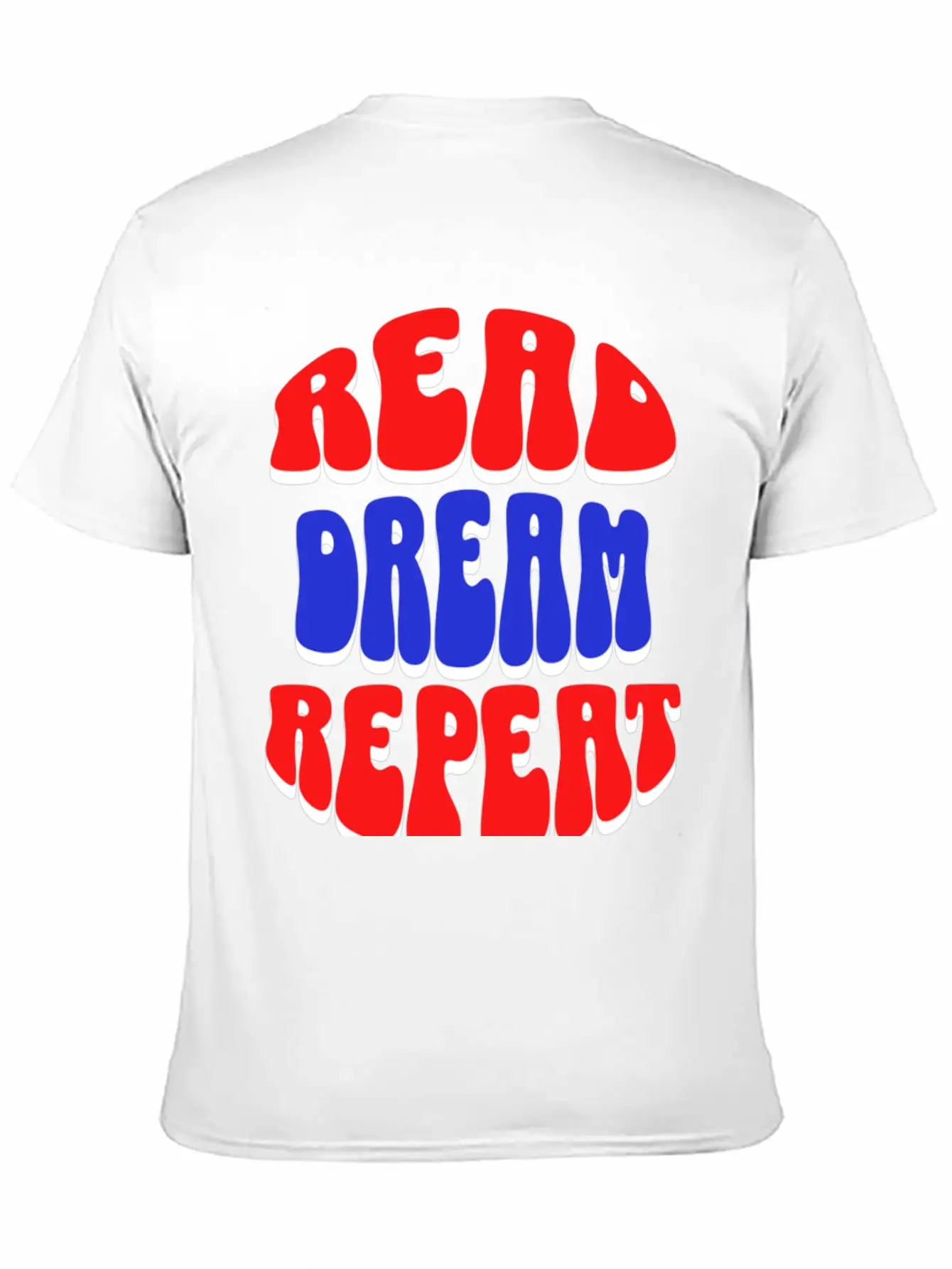 READ DREAM REPEAT Stylish Everyday T-Shirt – Unisex Basic Cotton Tee