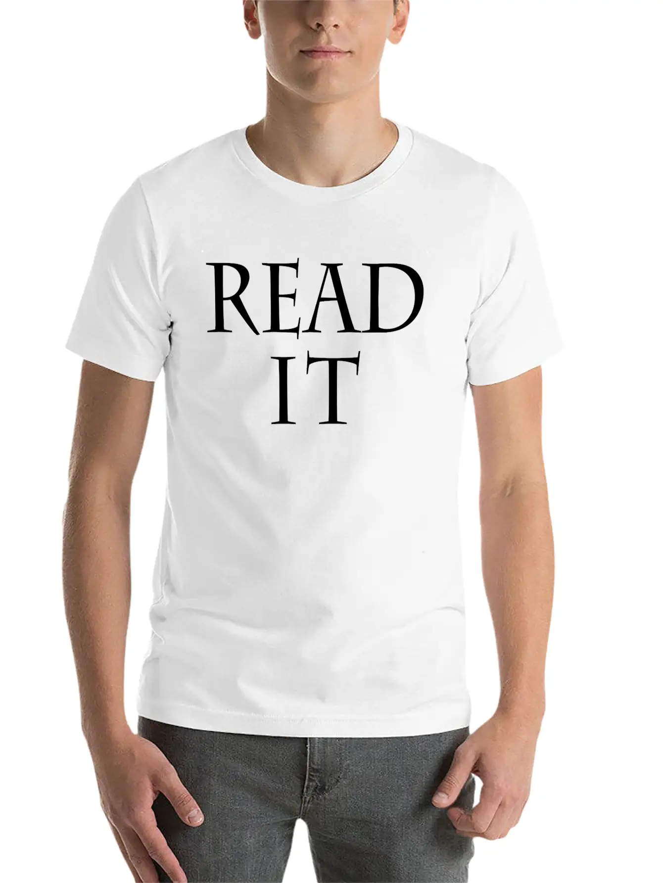 Read Unisex Casual T-Shirt – Clean Design For Daily Comfort