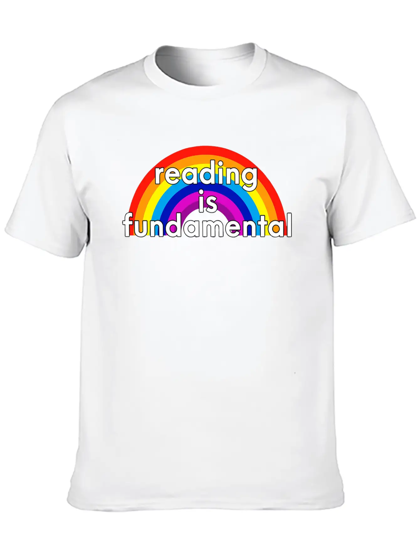 Reading Is Fundamental Casual Graphic T-Shirt – Simple And Comfortable Daily Wear
