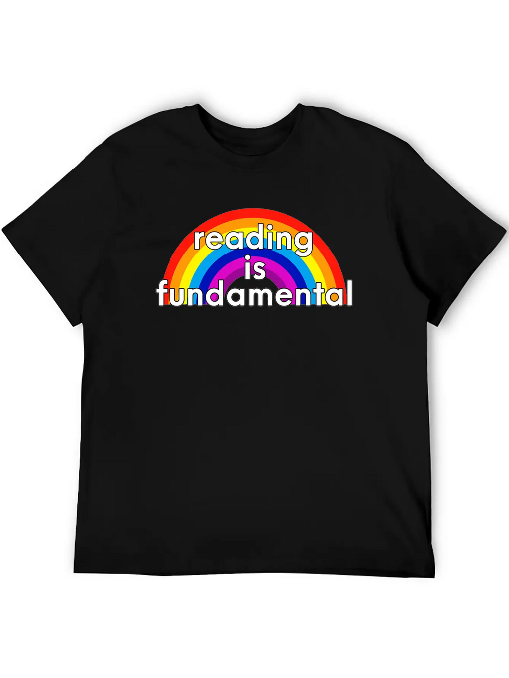 Reading Is Fundamental Casual Graphic T-Shirt – Simple And Comfortable Daily Wear