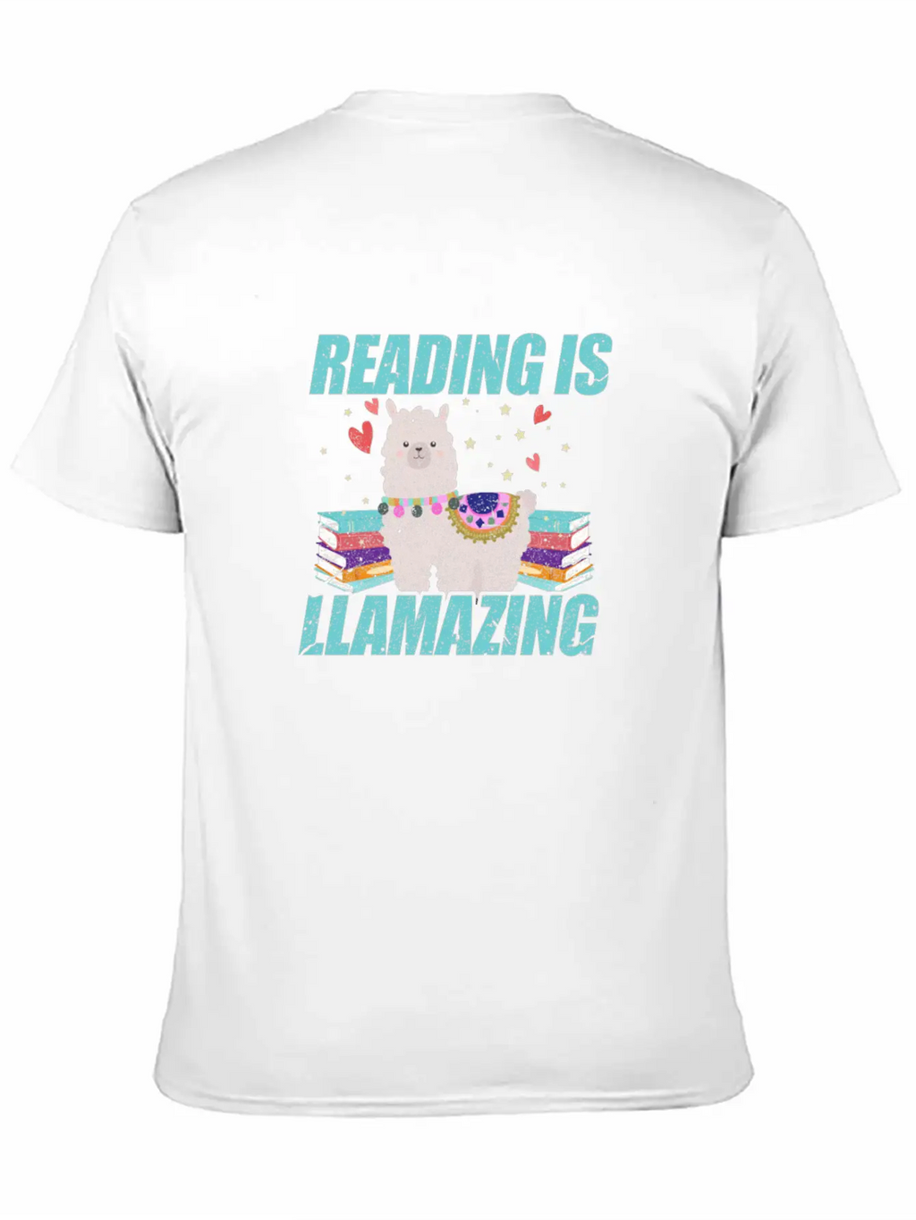 Reading Is Llamazing Breathable Soft Cotton T-Shirt – Timeless Casual Look