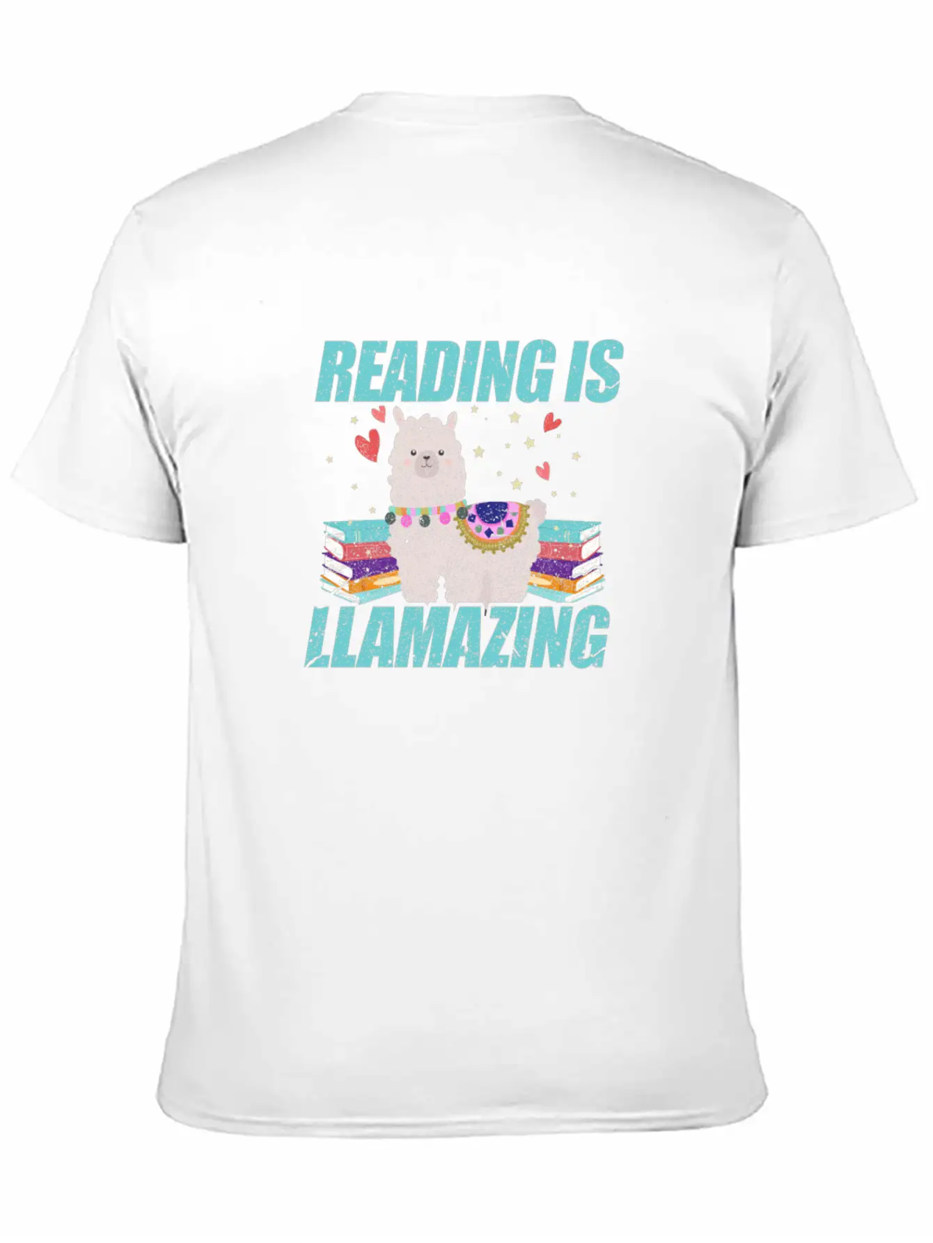 Reading Is Llamazing Breathable Soft Cotton T-Shirt – Timeless Casual Look