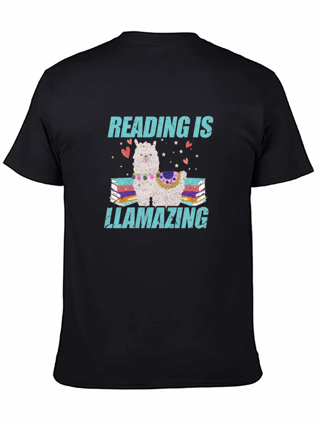 Reading Is Llamazing Breathable Soft Cotton T-Shirt – Timeless Casual Look