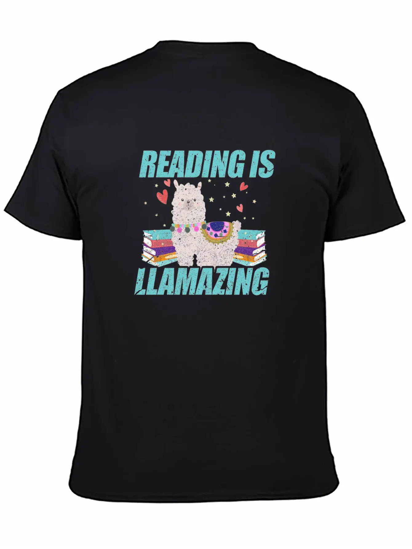 Reading Is Llamazing Breathable Soft Cotton T-Shirt – Timeless Casual Look