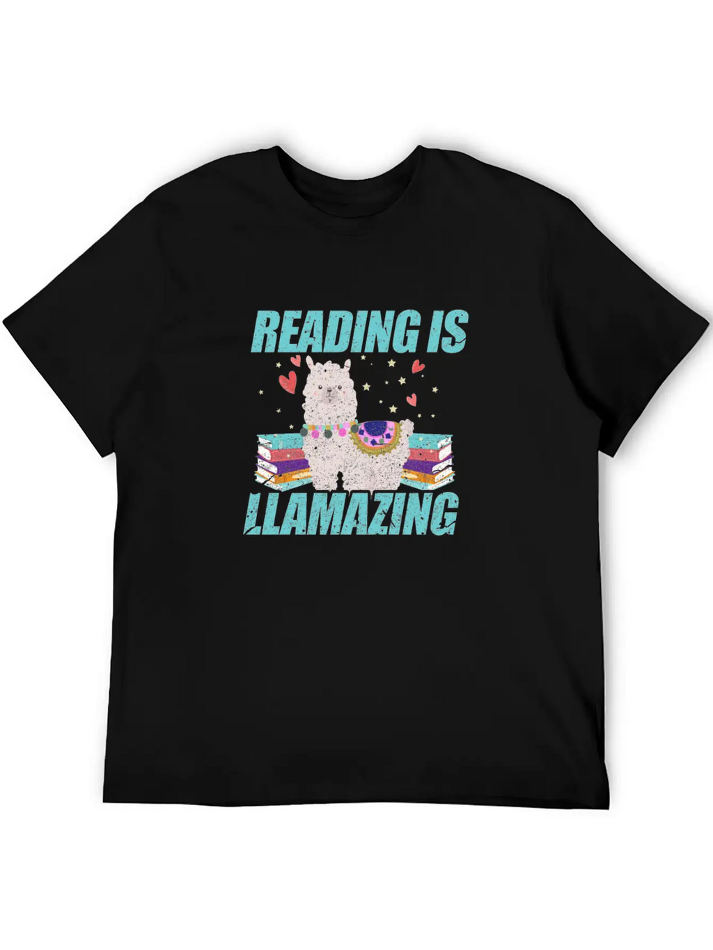 Reading Is Llamazing Breathable Soft Cotton T-Shirt – Timeless Casual Look
