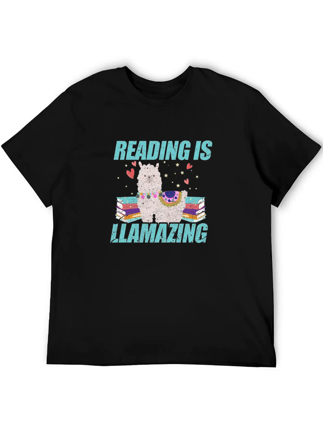 Reading Is Llamazing Breathable Soft Cotton T-Shirt – Timeless Casual Look