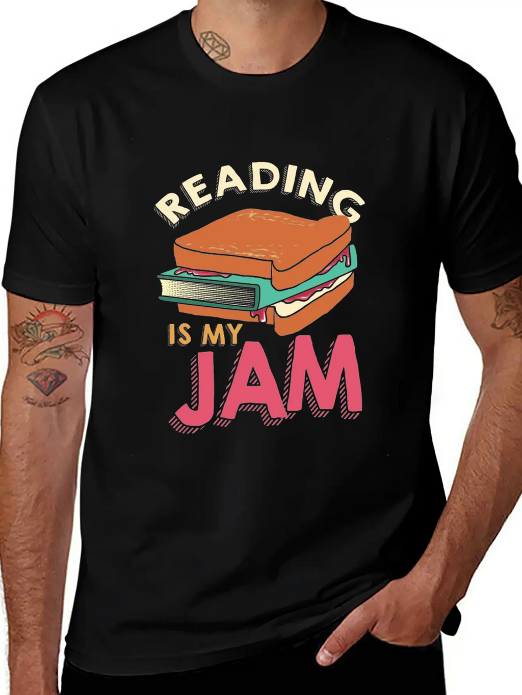 Reading - Reading Is My Jam Unisex Casual T-Shirt – Clean Design For Daily Comfort