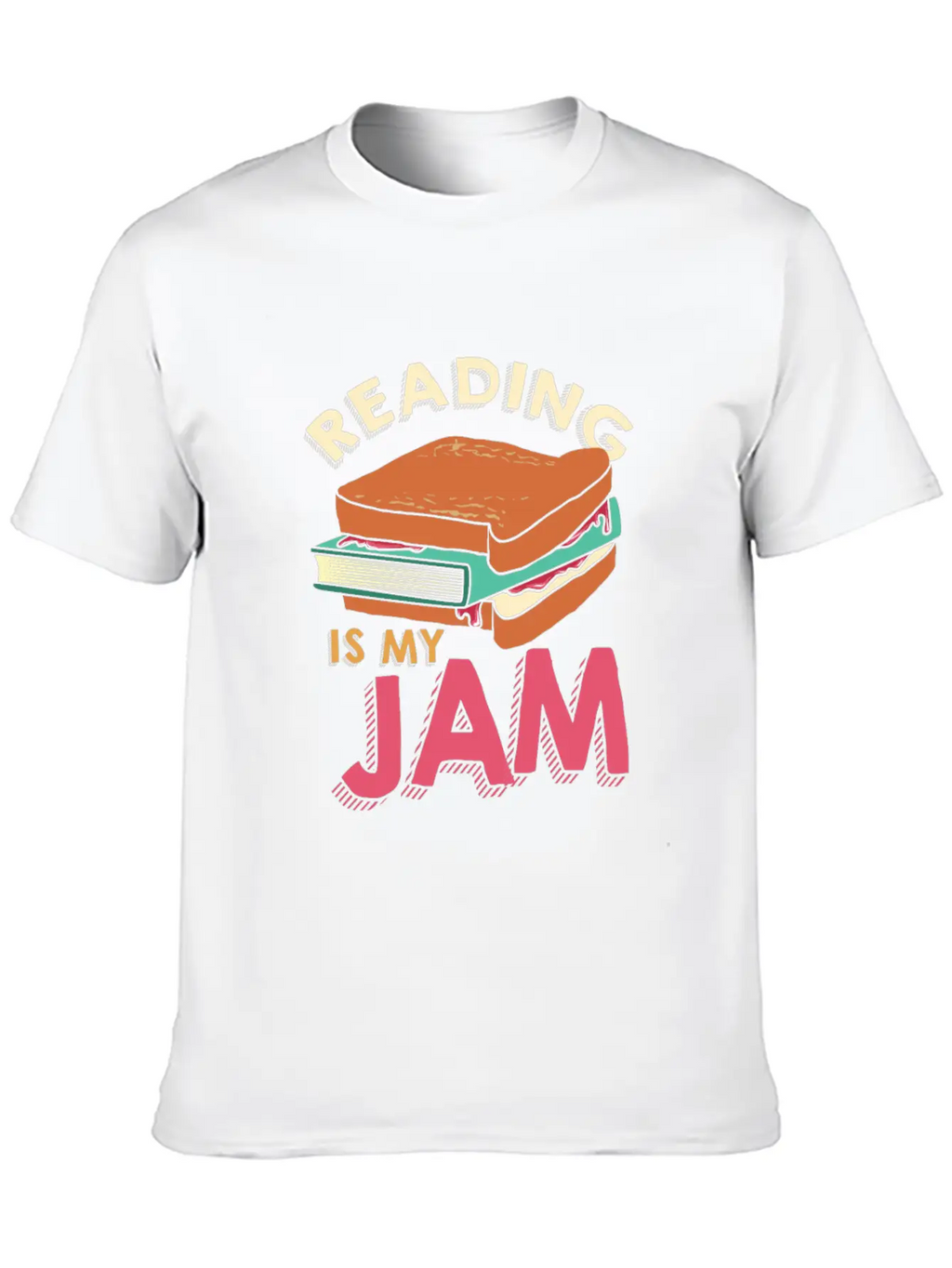 Reading - Reading Is My Jam Unisex Casual T-Shirt – Clean Design For Daily Comfort