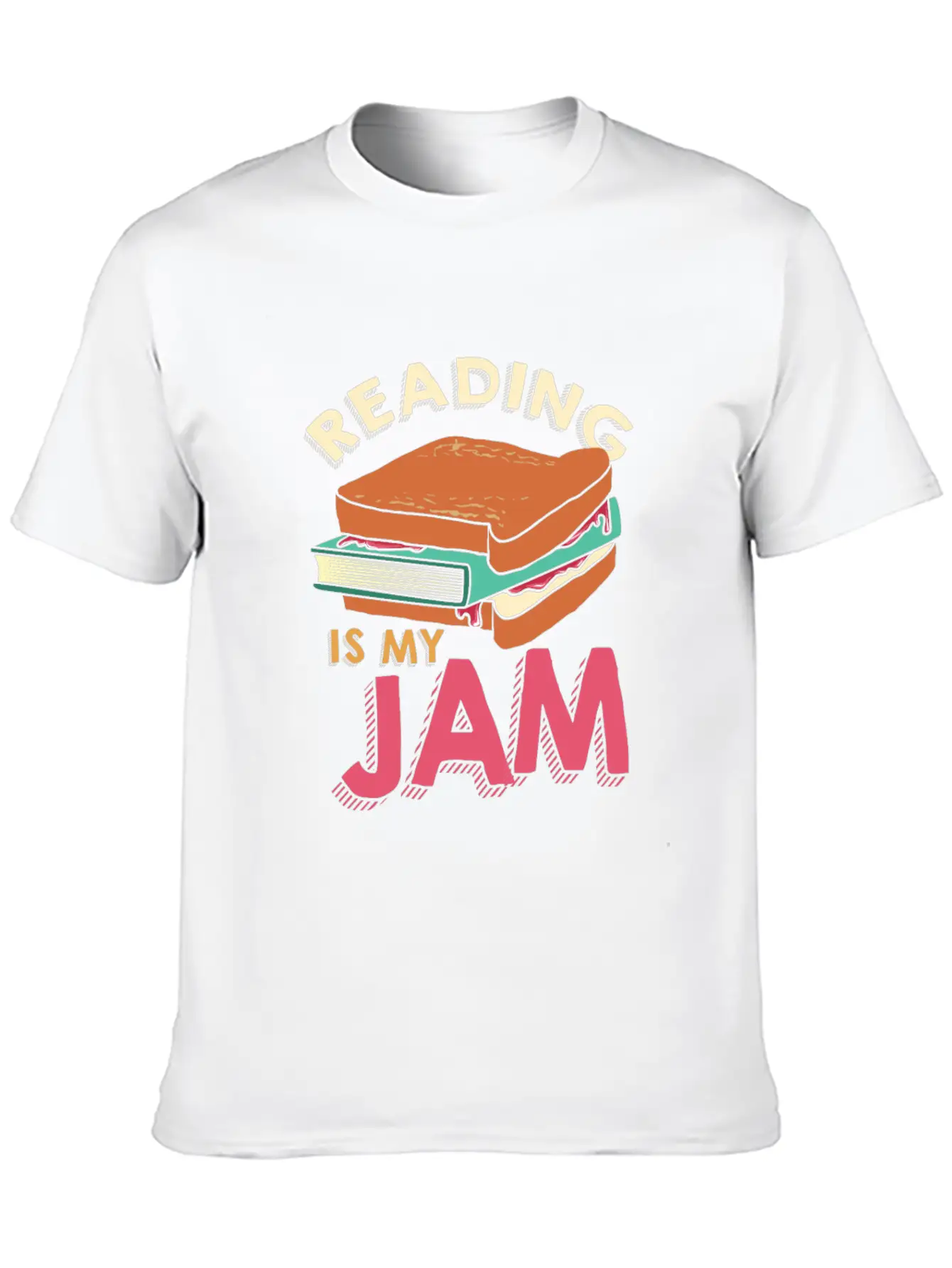 Reading - Reading Is My Jam Unisex Casual T-Shirt – Clean Design For Daily Comfort