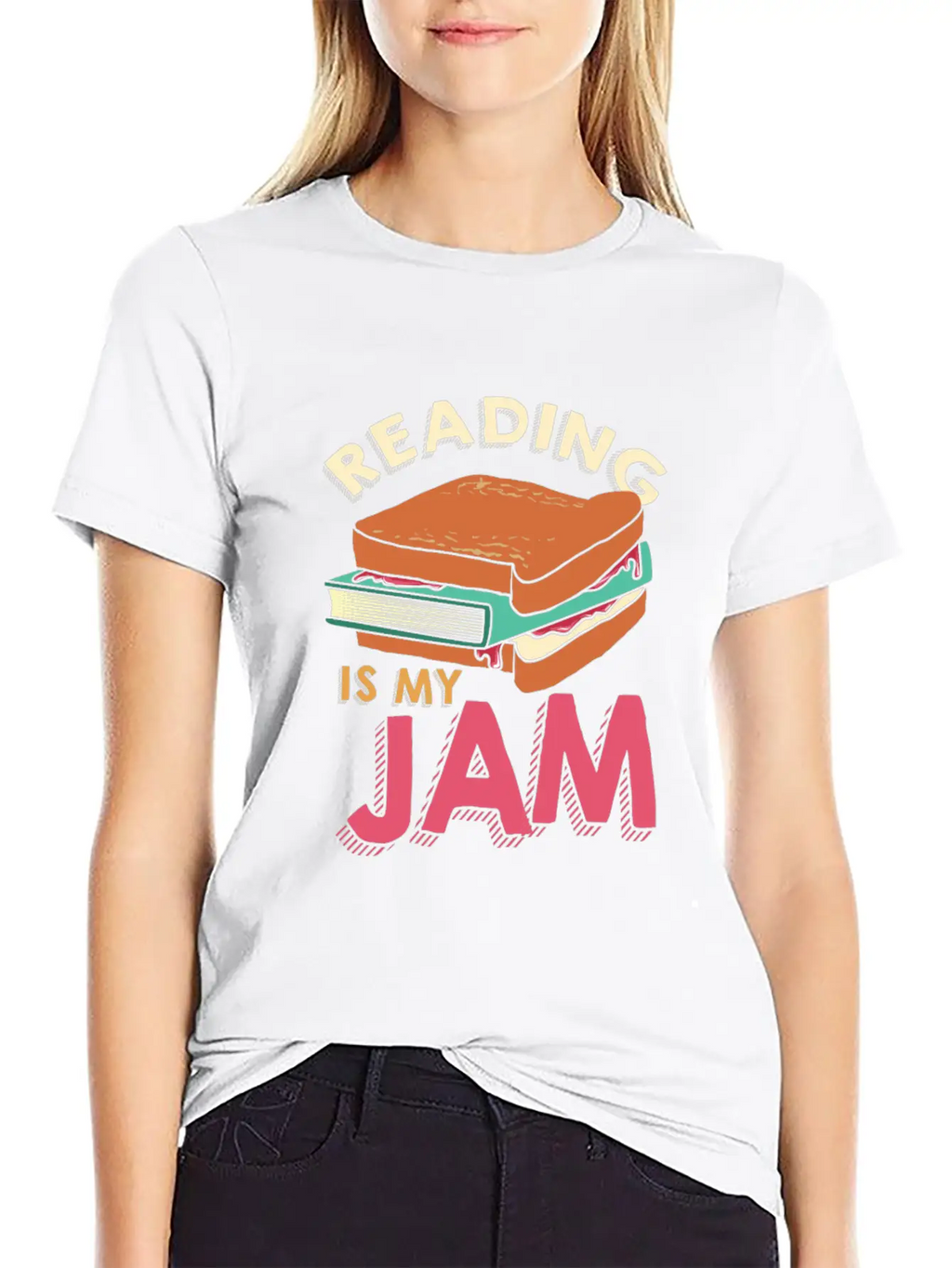 Reading - Reading Is My Jam Unisex Casual T-Shirt – Clean Design For Daily Comfort