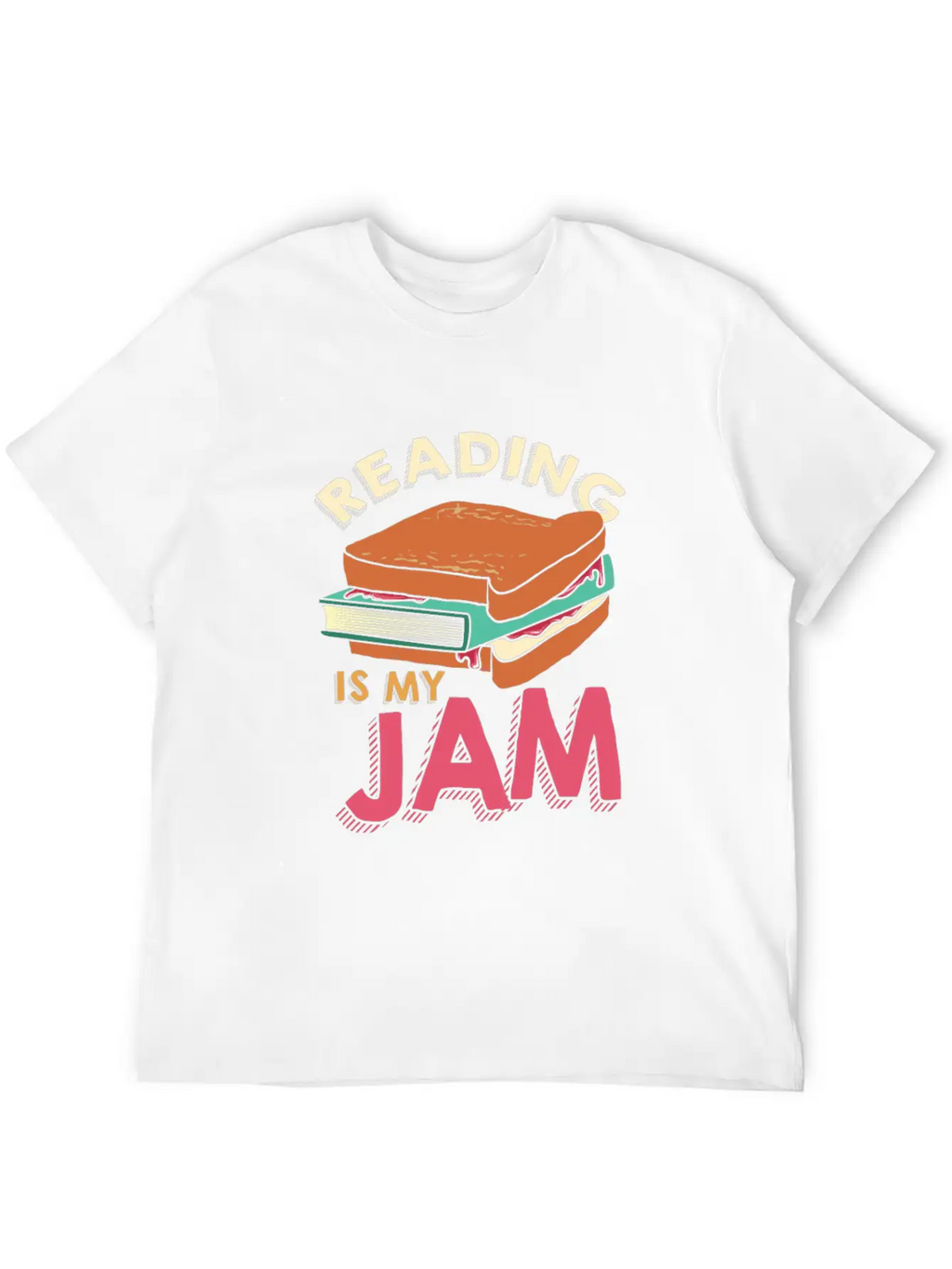 Reading - Reading Is My Jam Unisex Casual T-Shirt – Clean Design For Daily Comfort