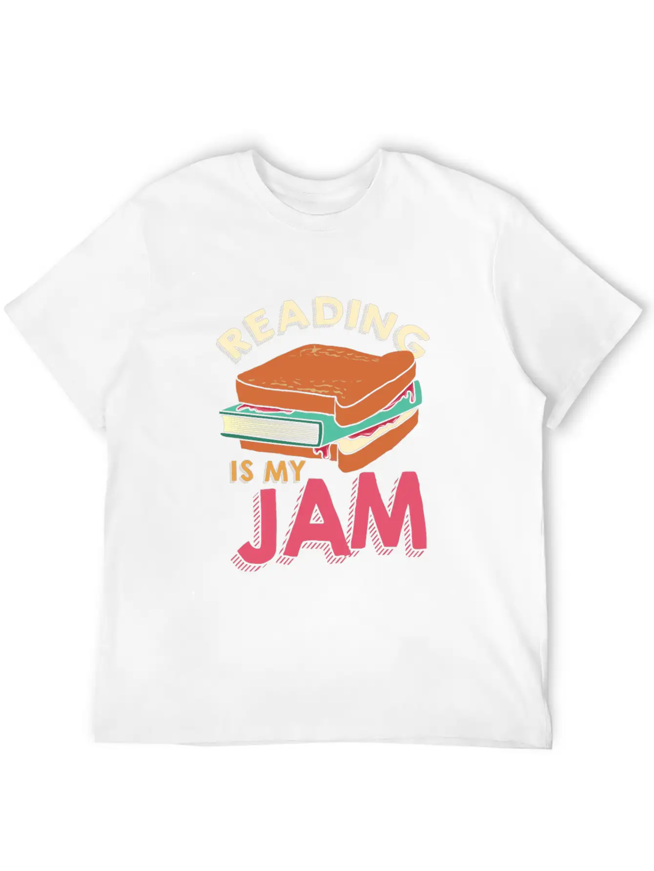 Reading - Reading Is My Jam Unisex Casual T-Shirt – Clean Design For Daily Comfort