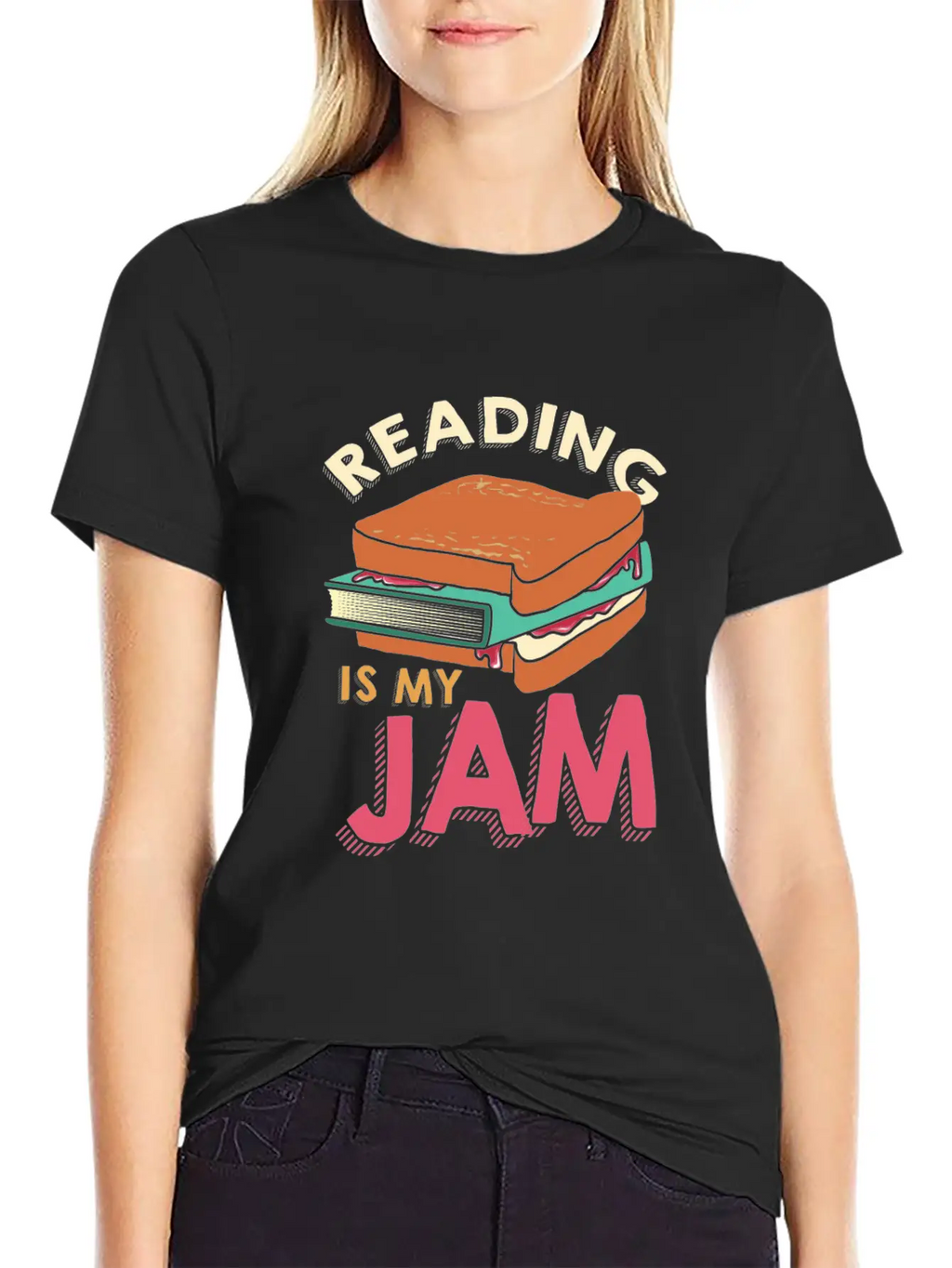 Reading - Reading Is My Jam Unisex Casual T-Shirt – Clean Design For Daily Comfort