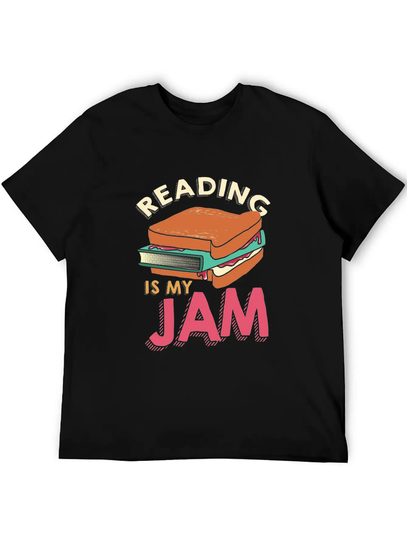 Reading - Reading Is My Jam Unisex Casual T-Shirt – Clean Design For Daily Comfort