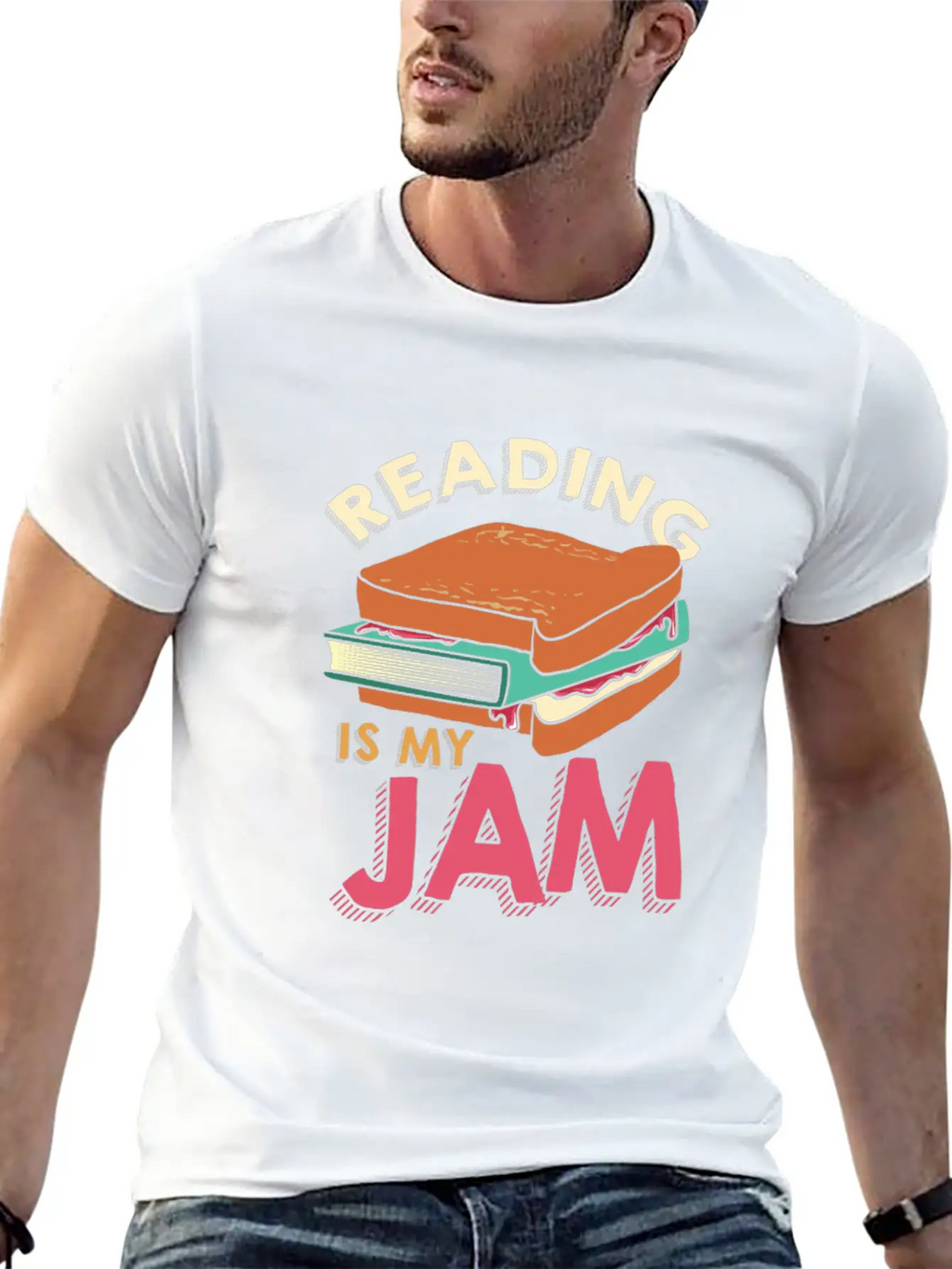 Reading - Reading Is My Jam Unisex Casual T-Shirt – Clean Design For Daily Comfort