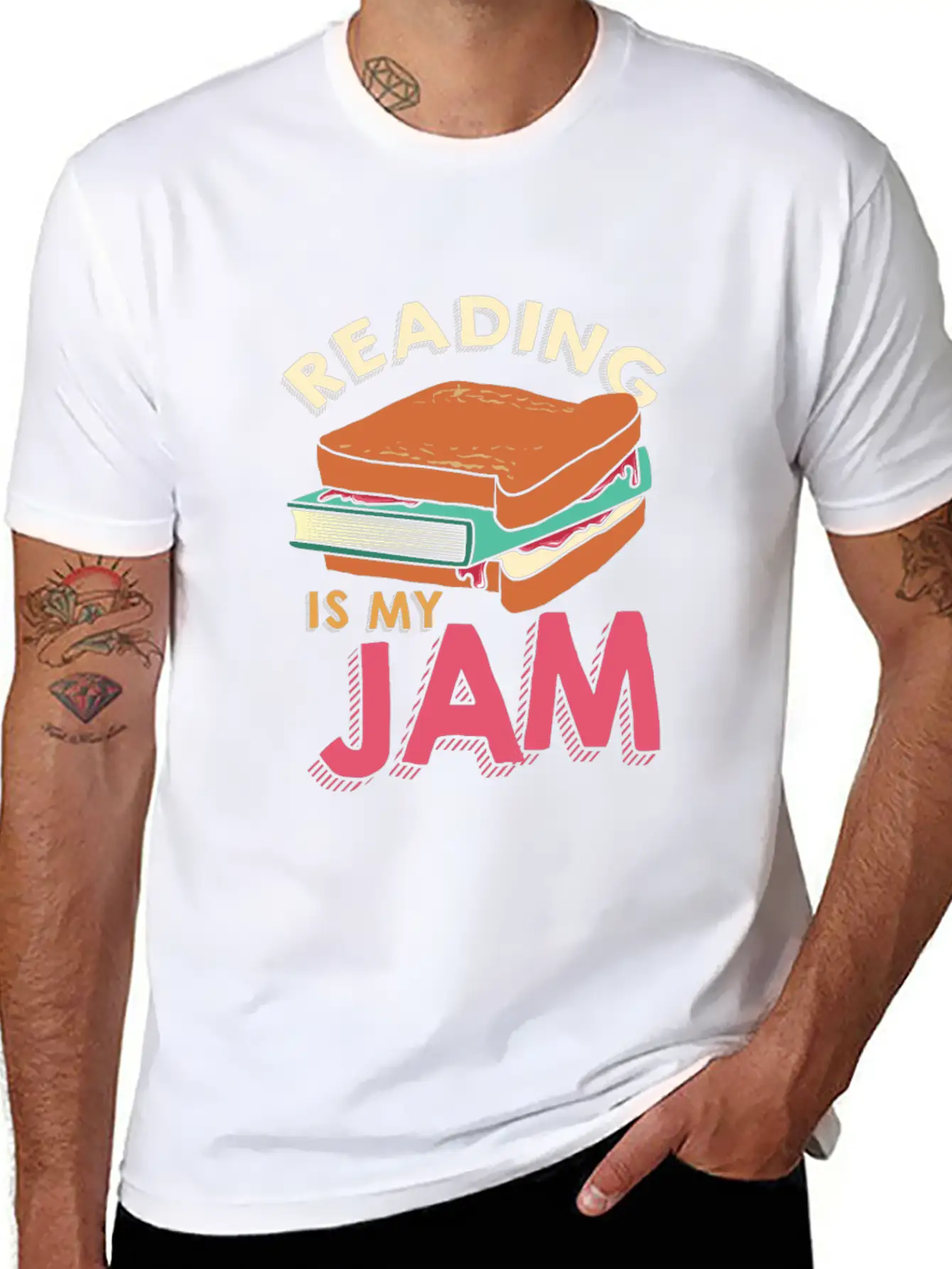 Reading - Reading Is My Jam Unisex Casual T-Shirt – Clean Design For Daily Comfort