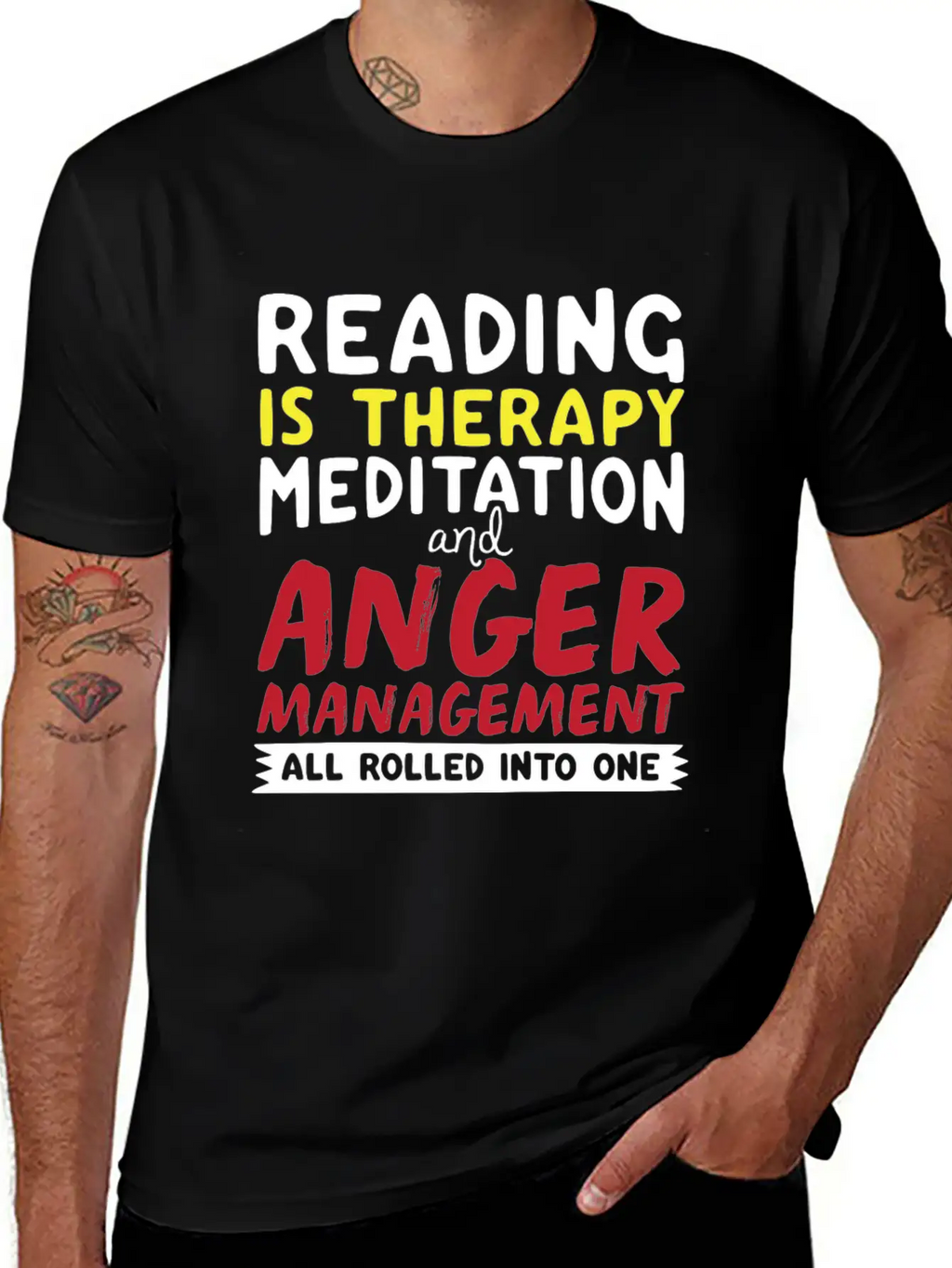 Reading Unisex Short Sleeve Soft Cotton T-Shirt – Casual Everyday Wear