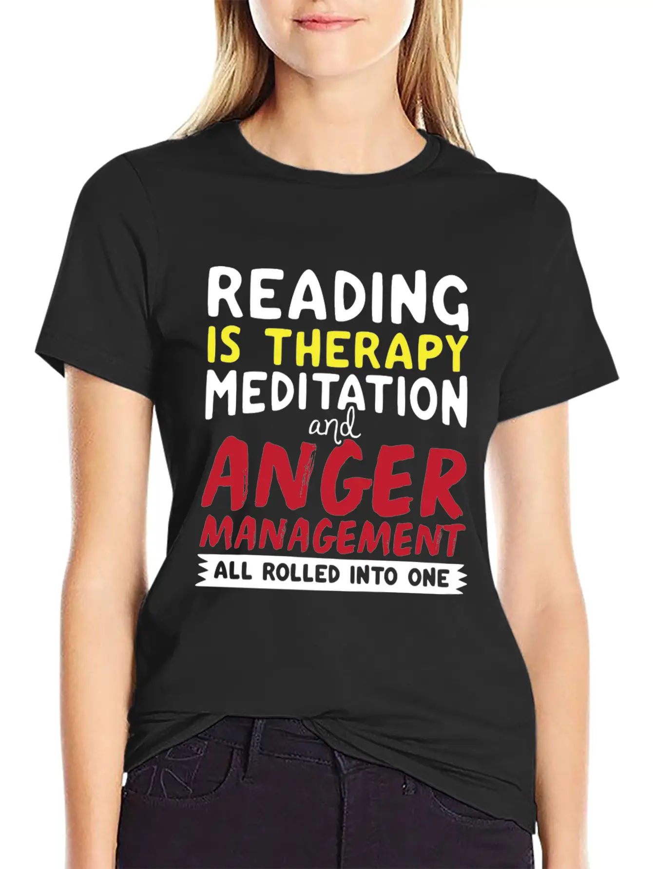 Reading Unisex Short Sleeve Soft Cotton T-Shirt – Casual Everyday Wear