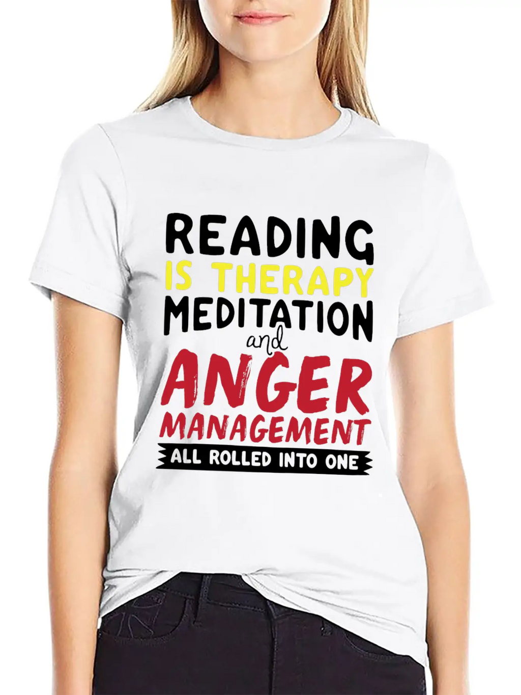 Reading Unisex Short Sleeve Soft Cotton T-Shirt – Casual Everyday Wear