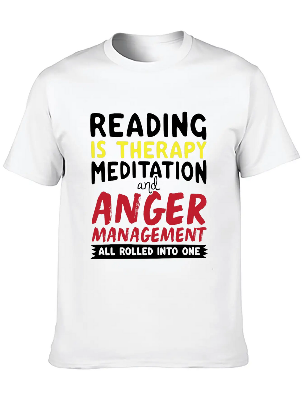 Reading Unisex Short Sleeve Soft Cotton T-Shirt – Casual Everyday Wear