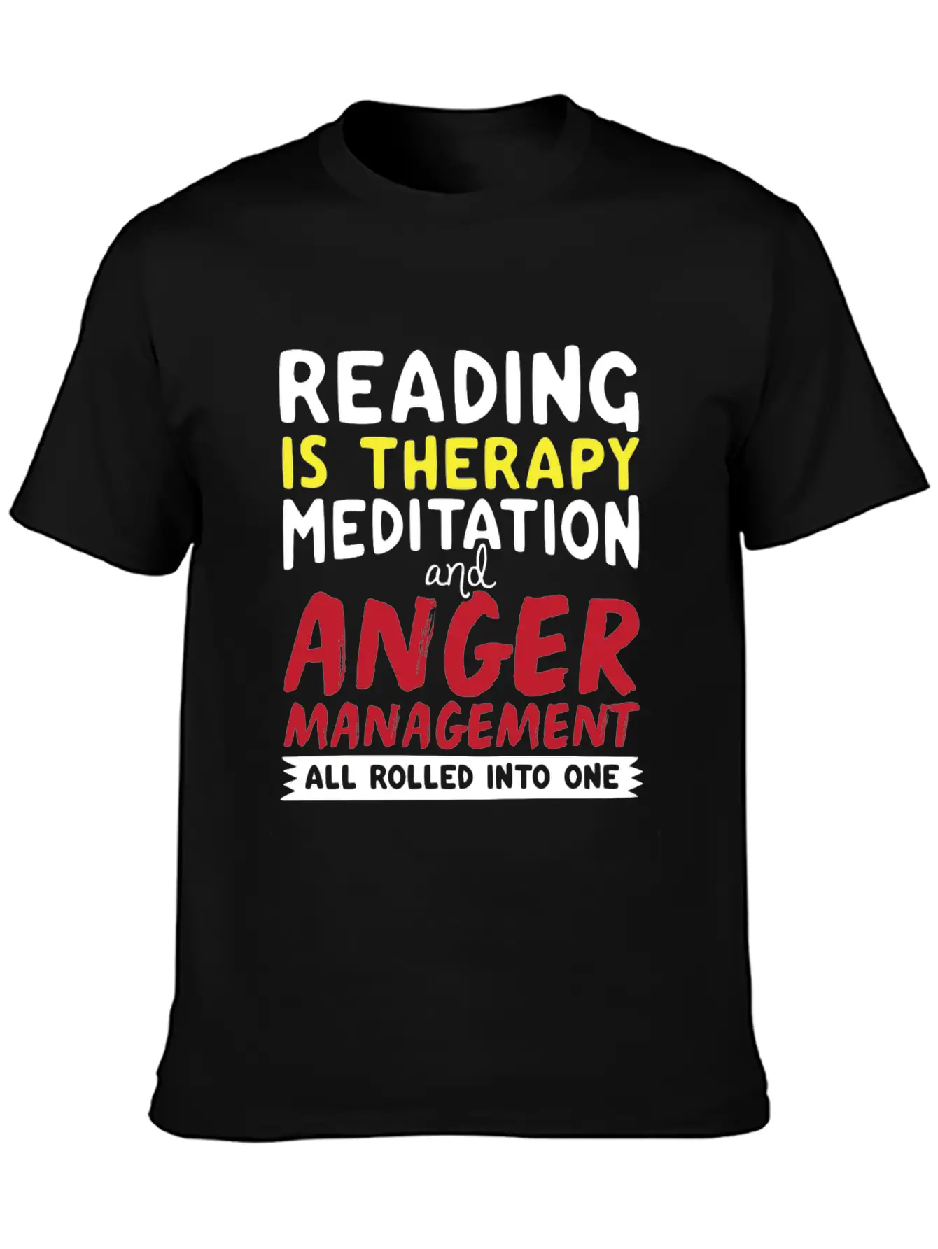 Reading Unisex Short Sleeve Soft Cotton T-Shirt – Casual Everyday Wear