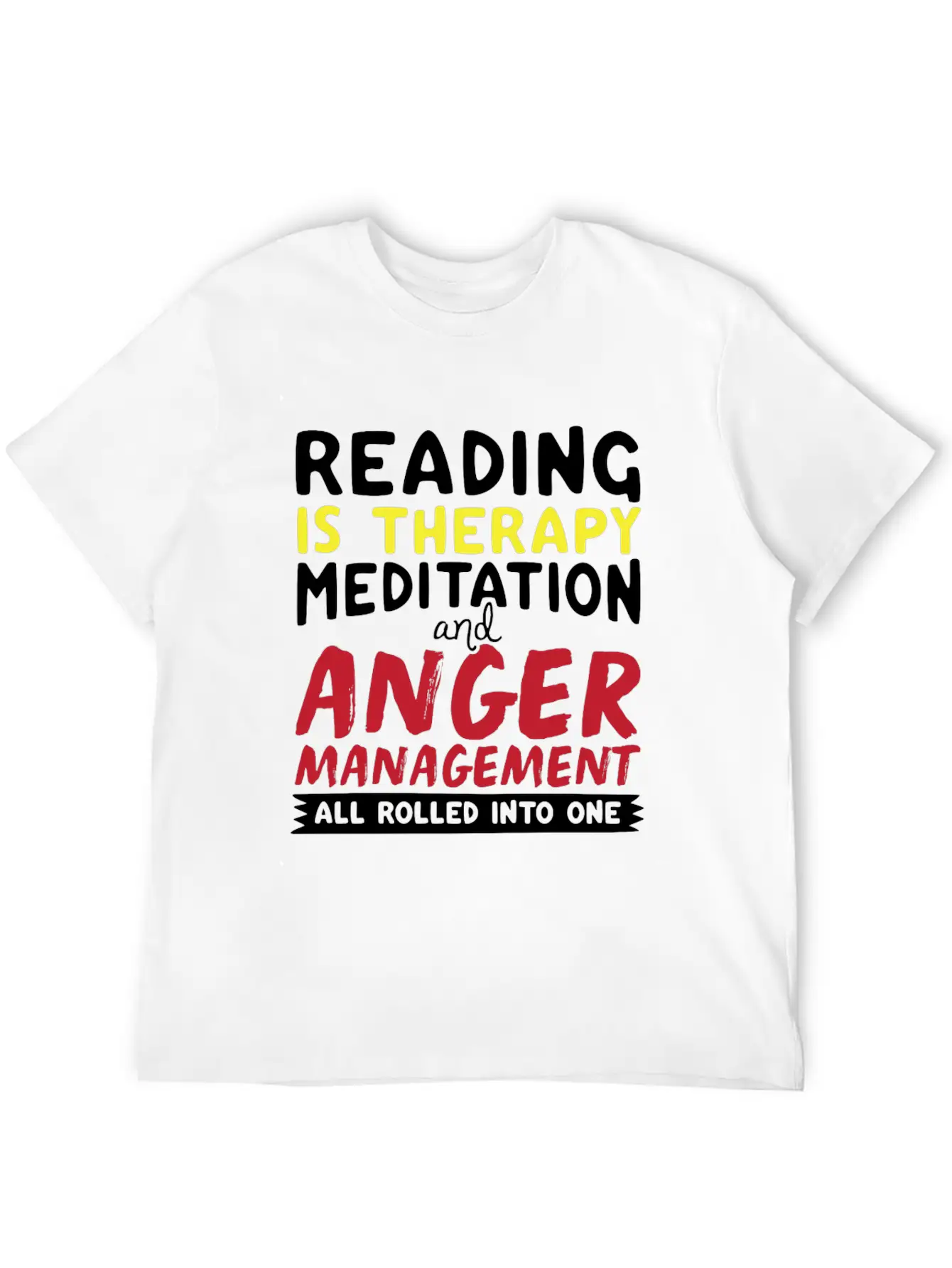 Reading Unisex Short Sleeve Soft Cotton T-Shirt – Casual Everyday Wear