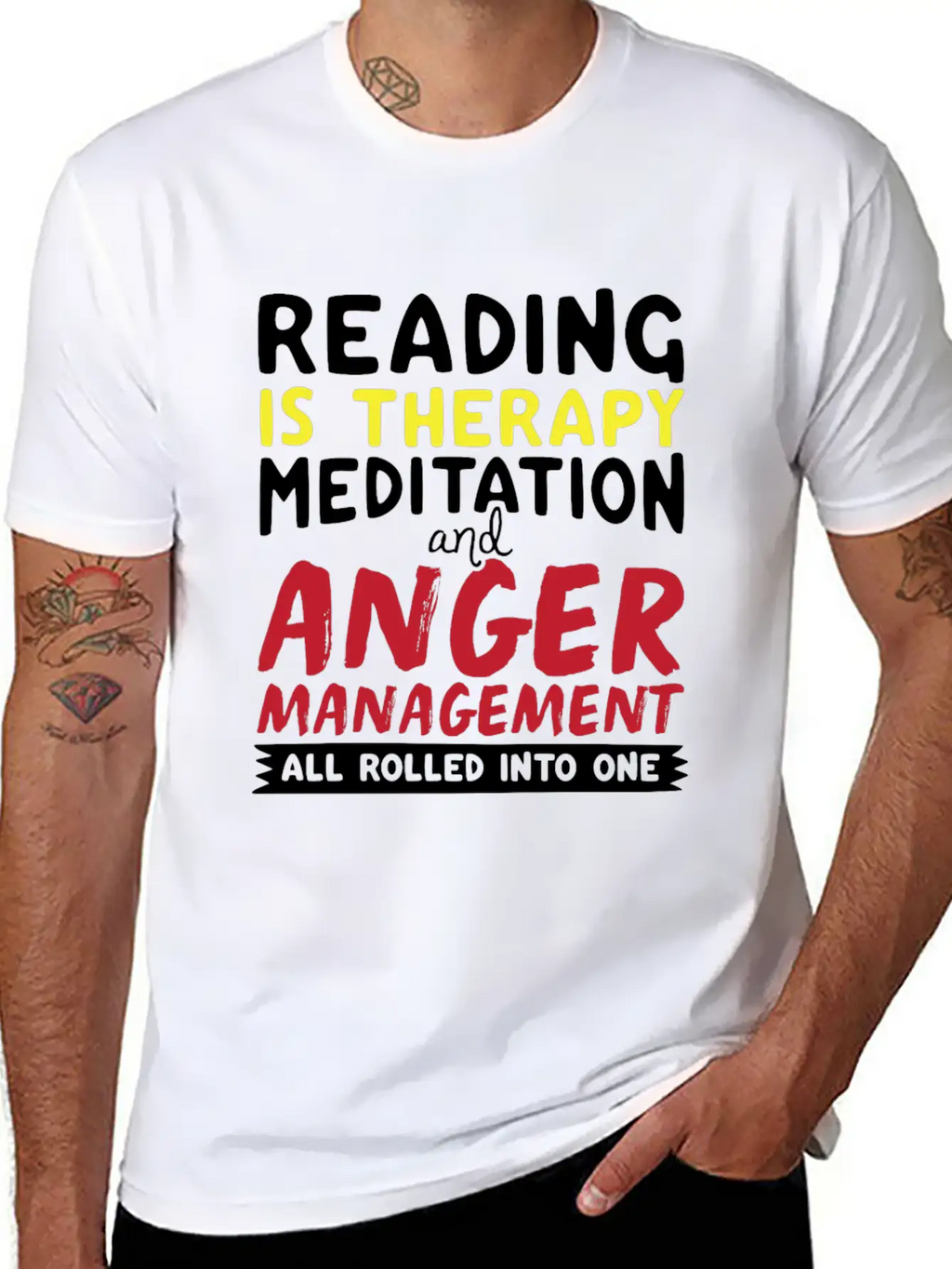 Reading Unisex Short Sleeve Soft Cotton T-Shirt – Casual Everyday Wear